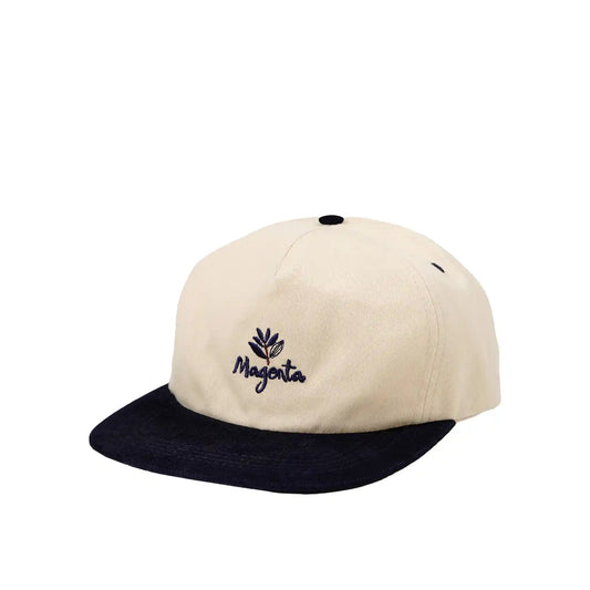 Magenta Québec Snapback Hat, beige