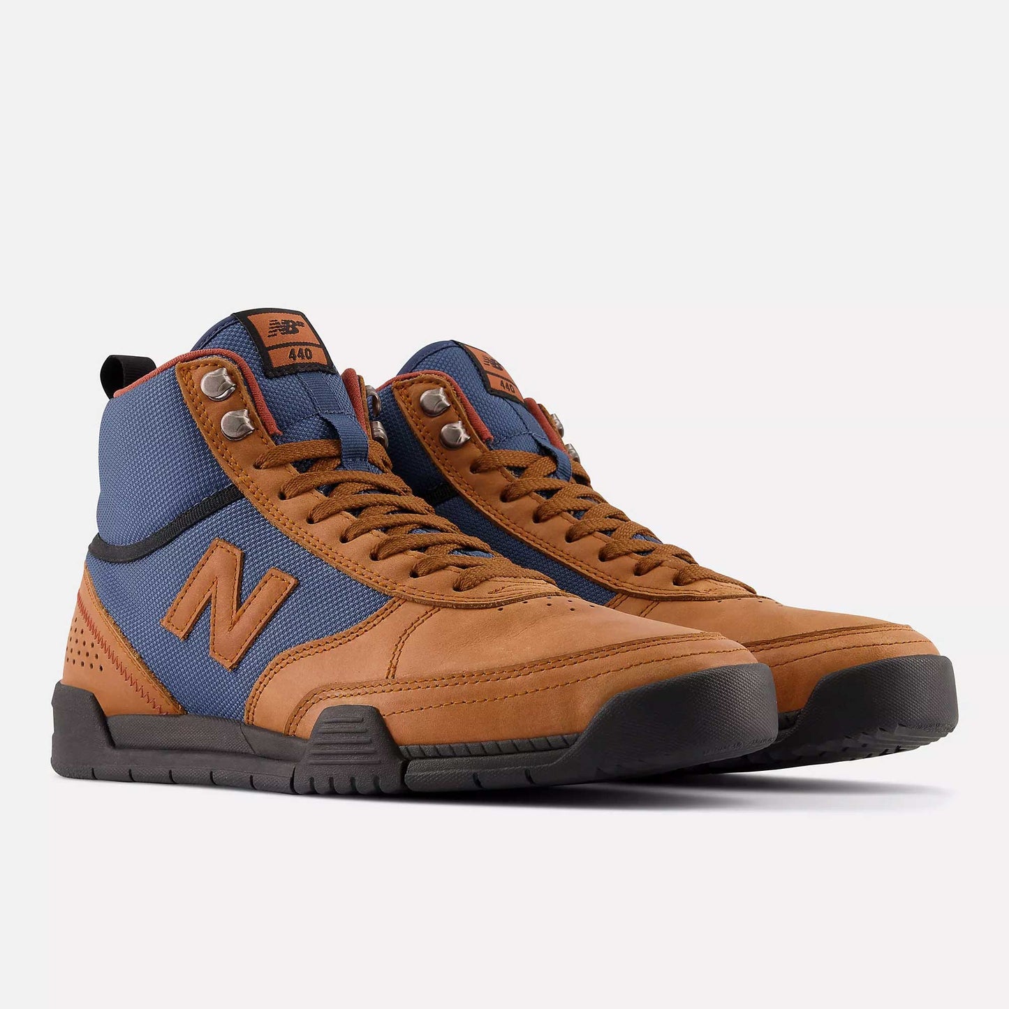 New Balance Numeric 440 Trail, brown with navy - Tiki Room Skateboards - 2