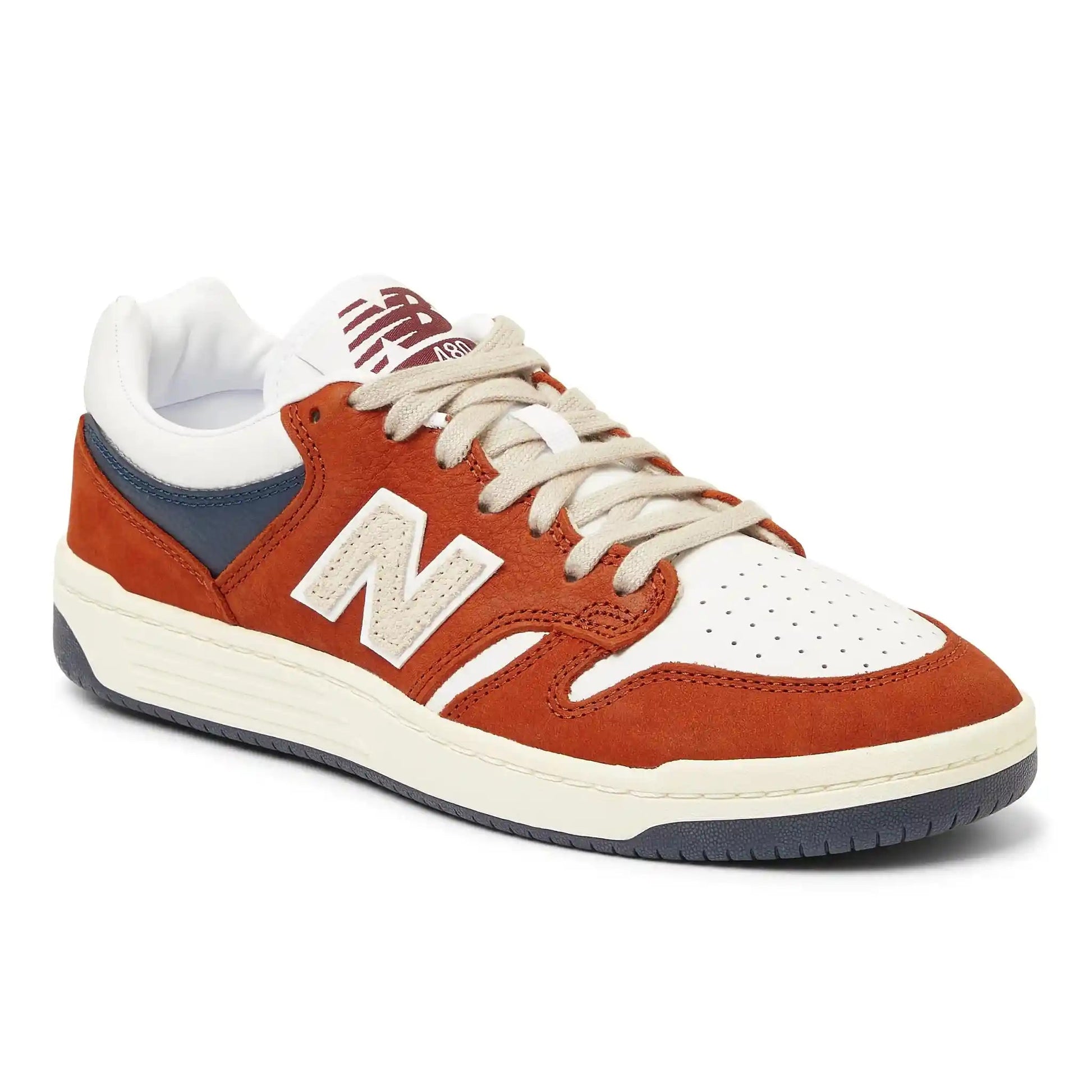 New Balance Numeric 480, orange/white - Tiki Room Skateboards - 3