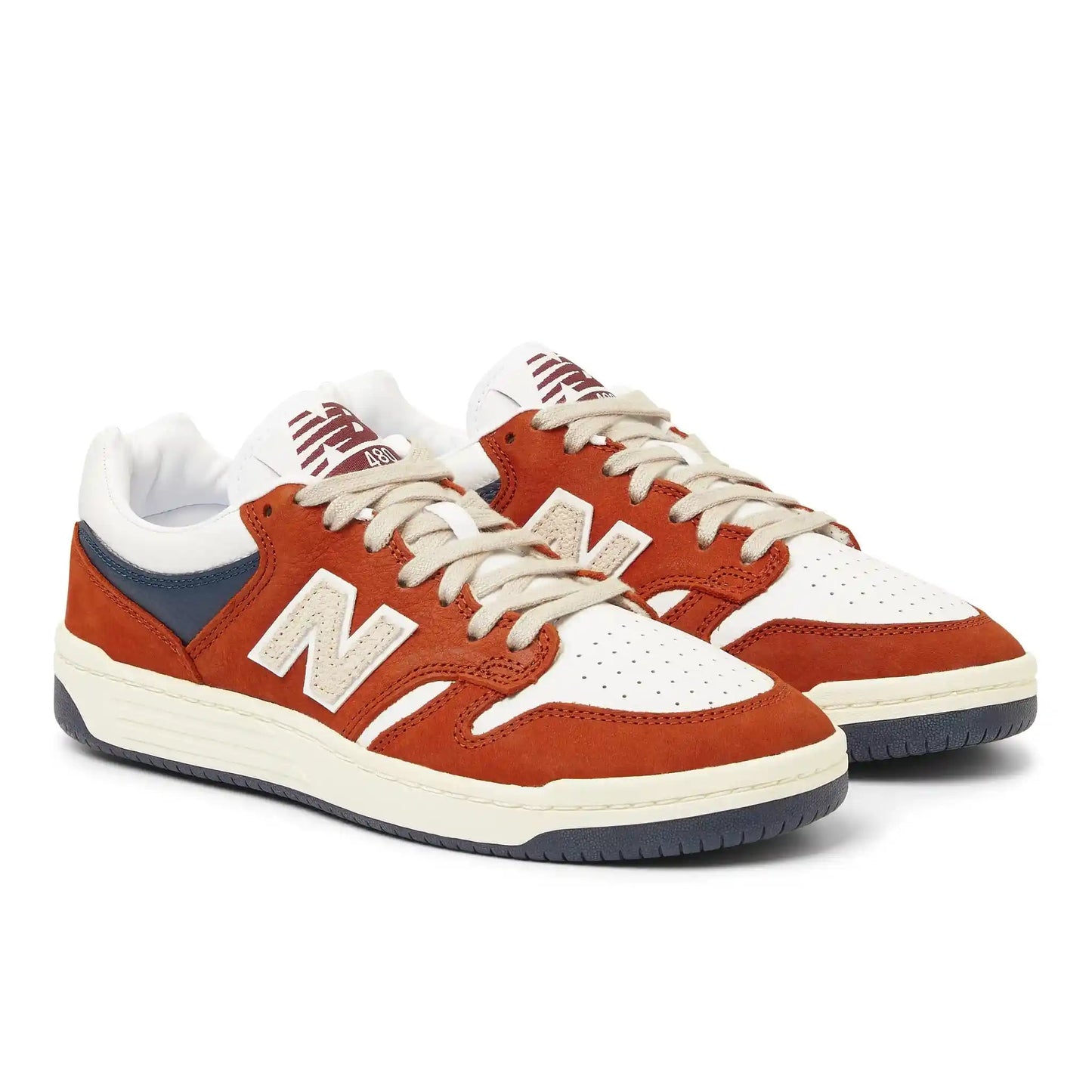 New Balance Numeric 480, orange/white - Tiki Room Skateboards - 2