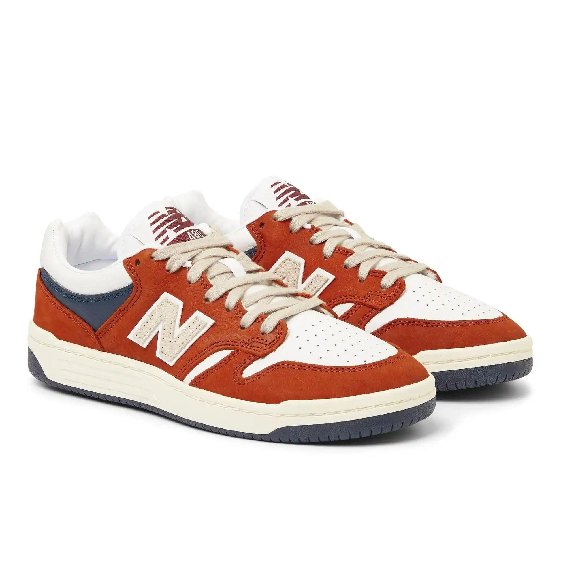 New Balance Numeric 480, orange/white - Tiki Room Skateboards - 2