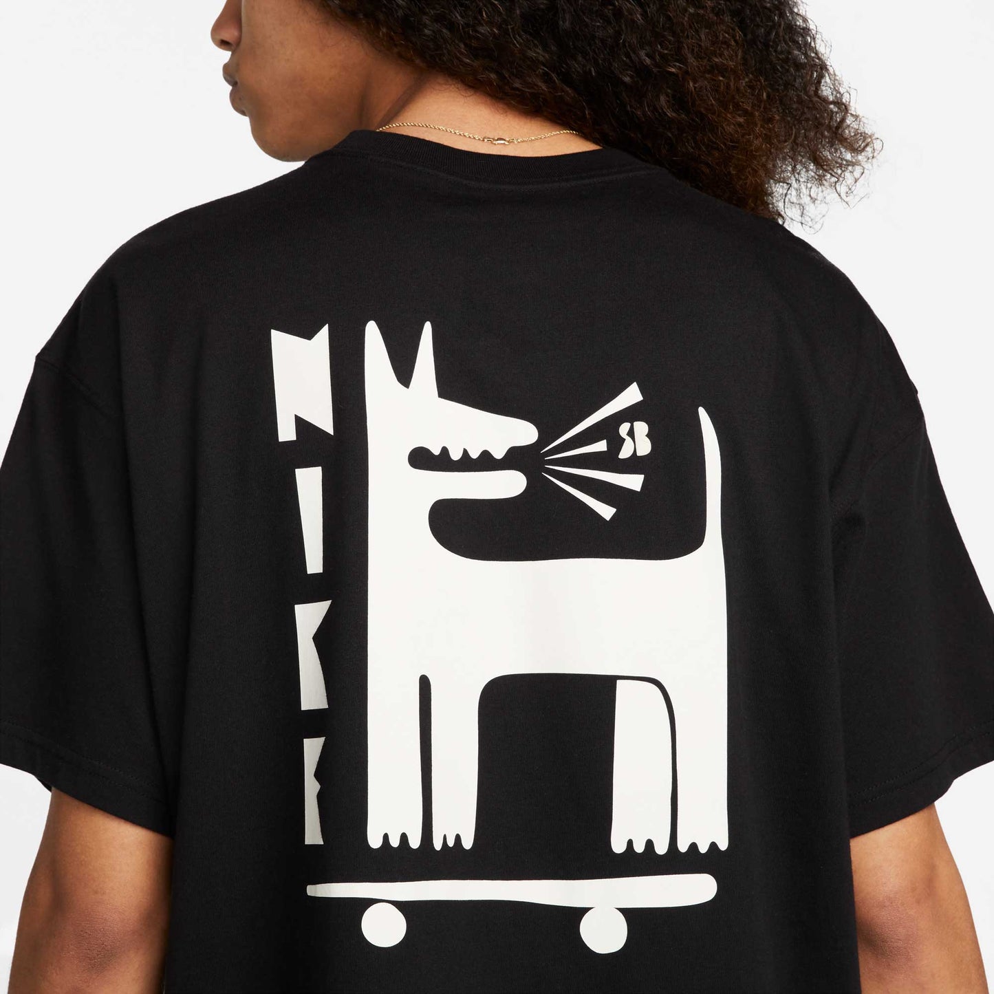 Nike SB Barking Skate T-Shirt, black - Tiki Room Skateboards - 5