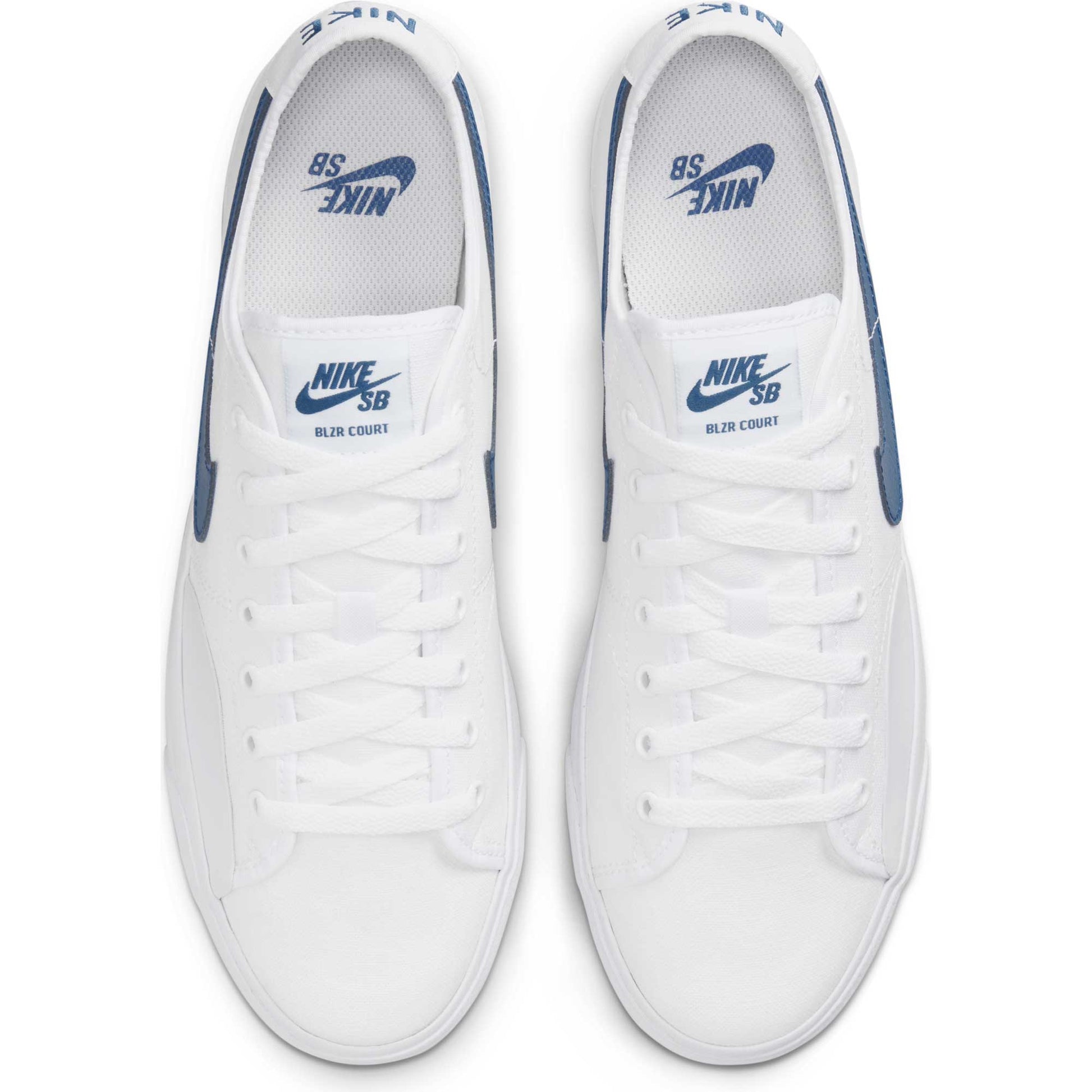 Nike SB BLZR Court, white/court blue-white-white - Tiki Room Skateboards - 4
