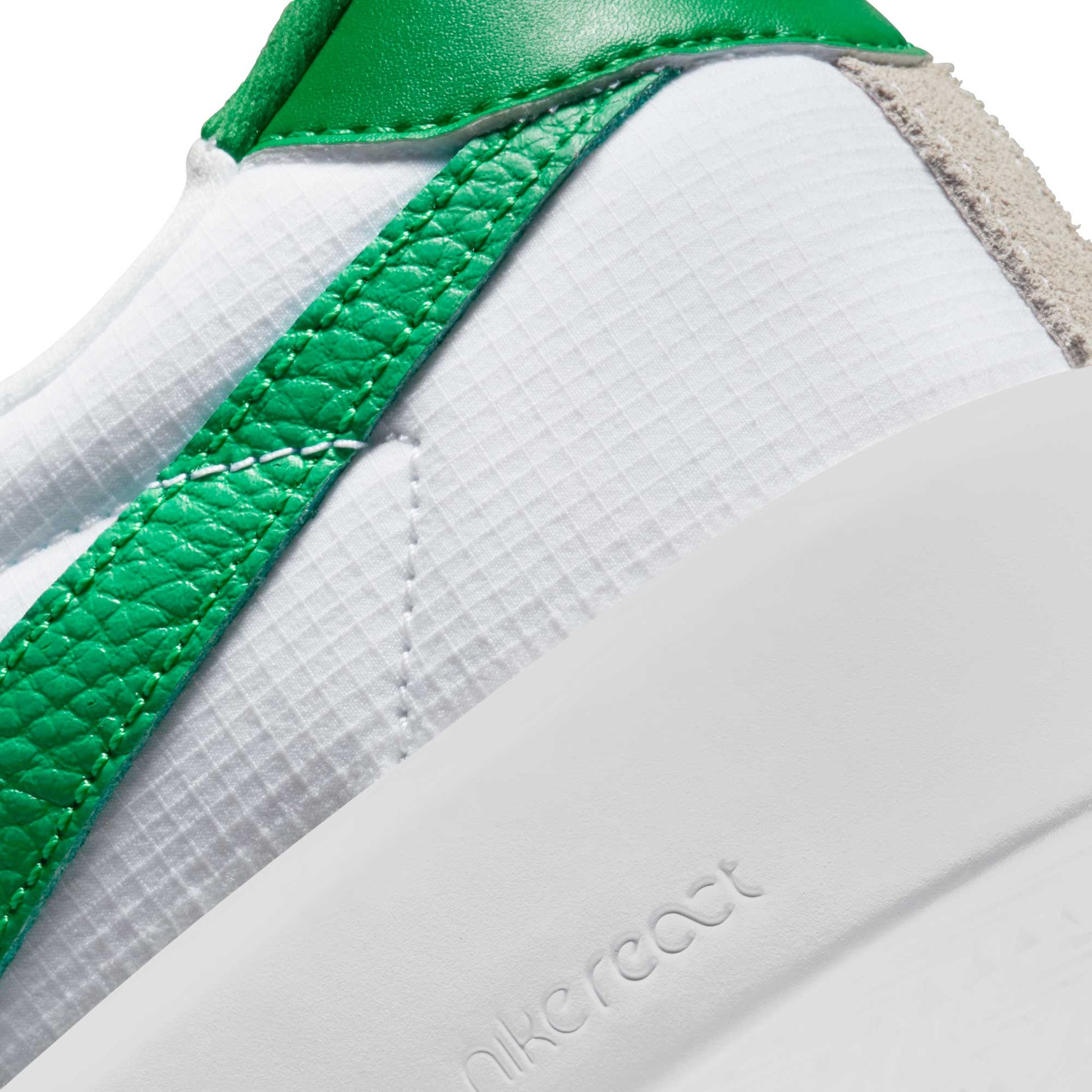 Nike SB Bruin React, white/lucky green-white-lucky green - Tiki Room Skateboards - 10