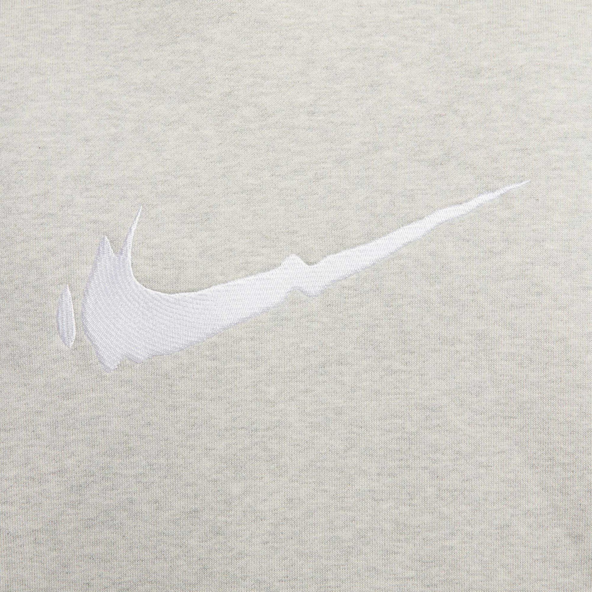 Nike SB Copy Shop Swoosh Skate Hoodie, grey heather - Tiki Room Skateboards - 5