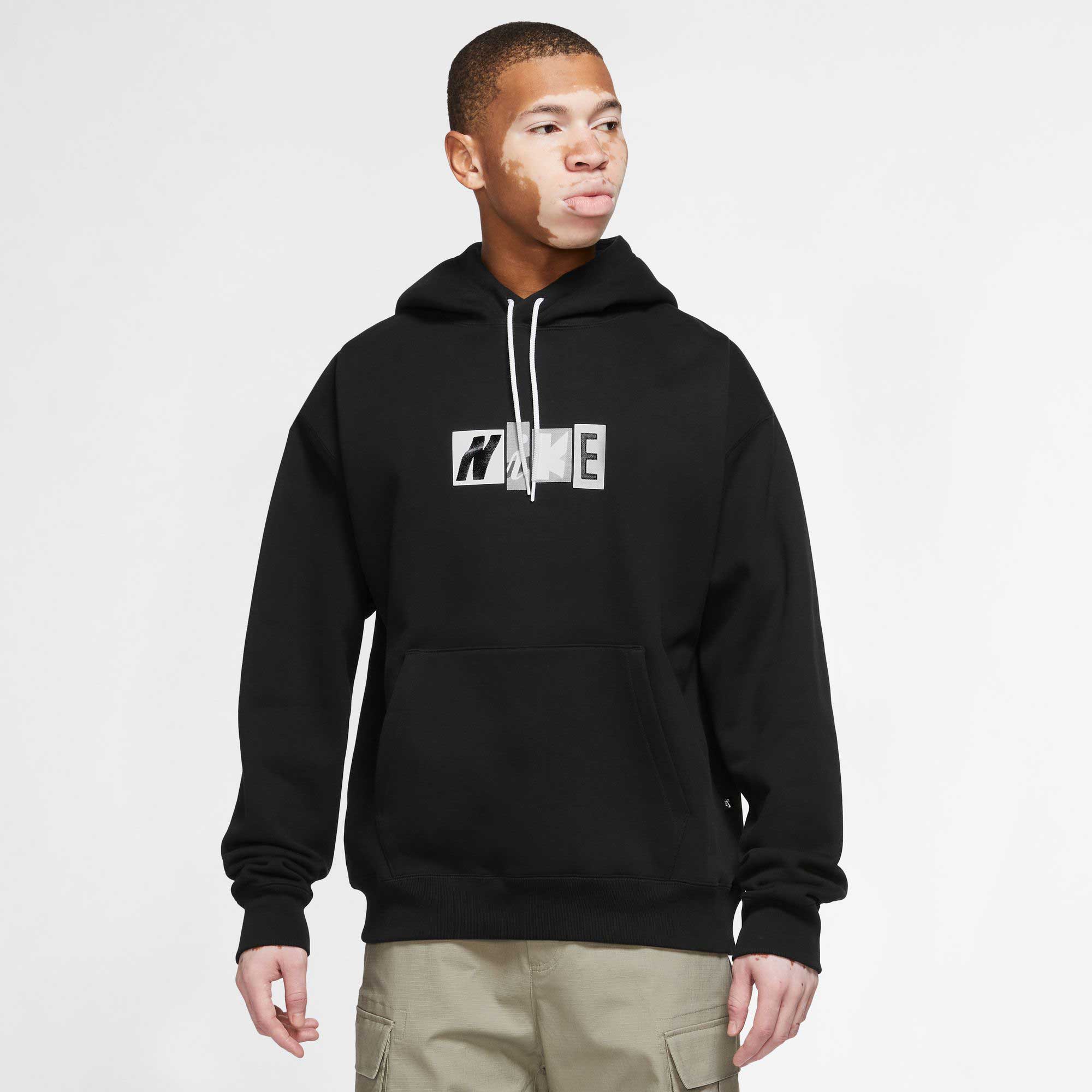 Nike SB Copyshop Letter Hoodie Black M