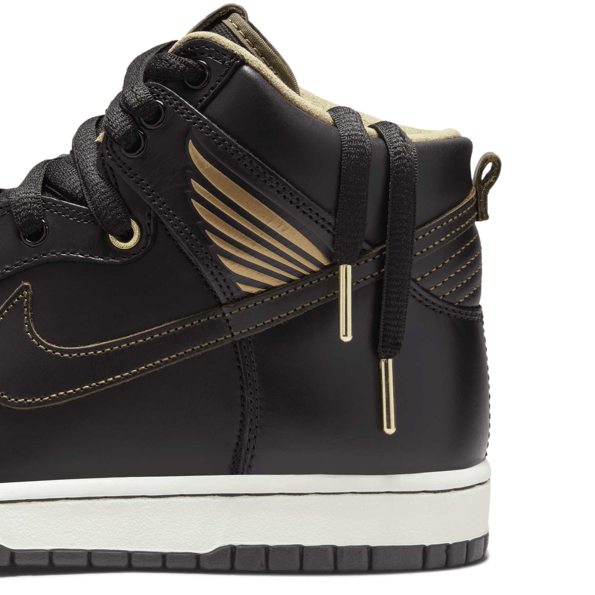 Nike SB Dunk High OG Pawnshop QS, black/black-metallic gold