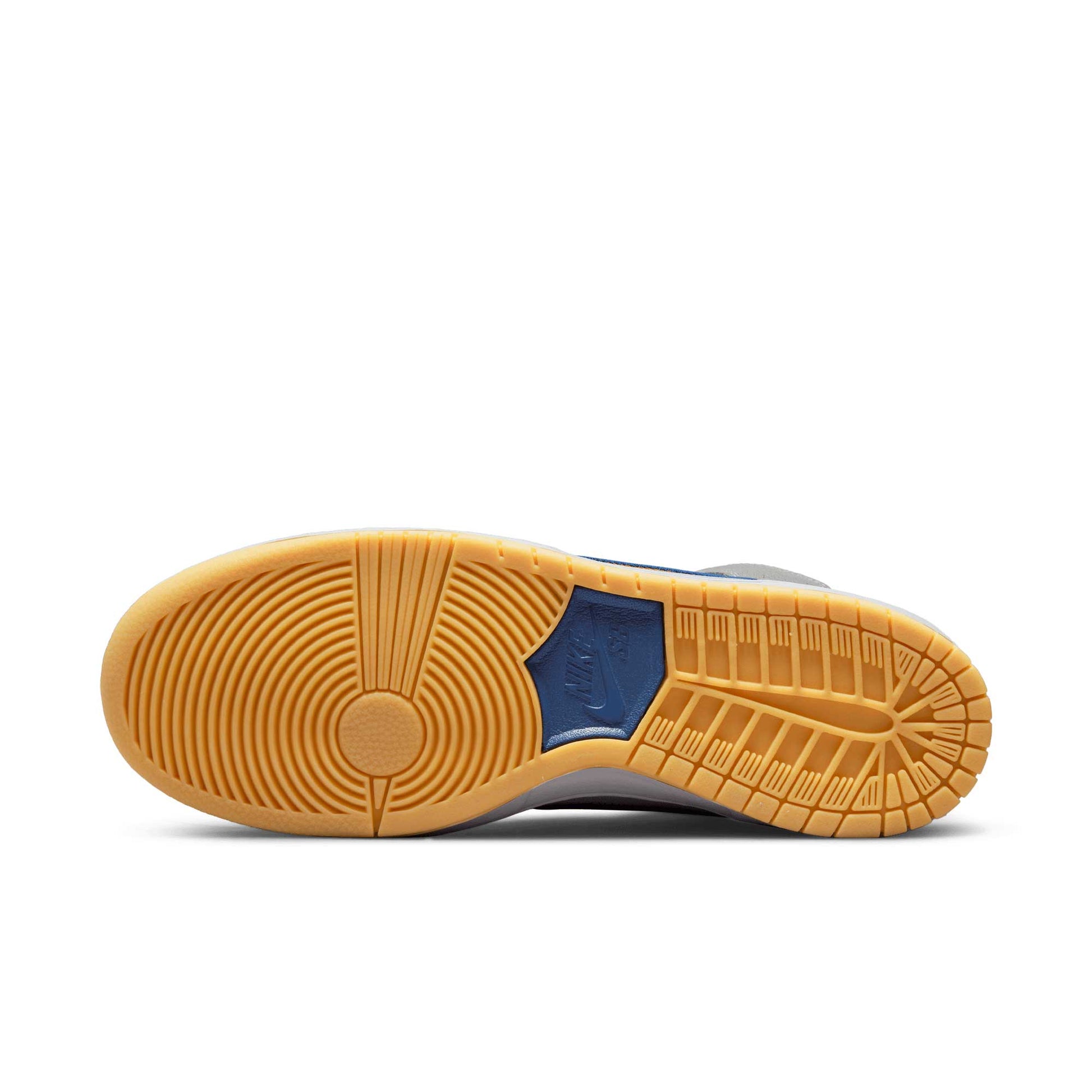 Nike SB Dunk High Premium, cloud grey/rush blue - team orange - white - Tiki Room Skateboards - 11