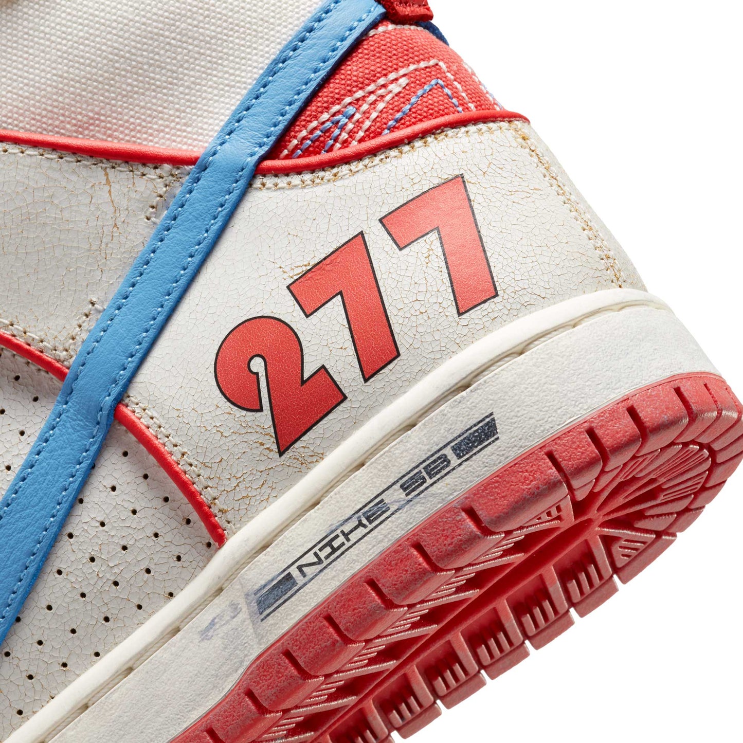 Nike SB Dunk High Pro Decon Magnus Walker, sail/blue beyond - track red - Tiki Room Skateboards - 11