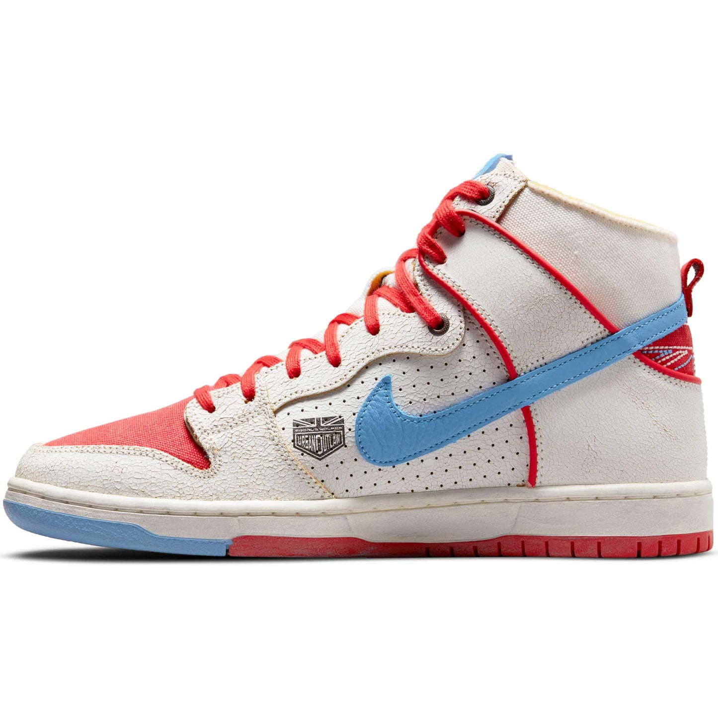 Nike SB Dunk High Pro Decon Magnus Walker, sail/blue beyond - track red - Tiki Room Skateboards - 5