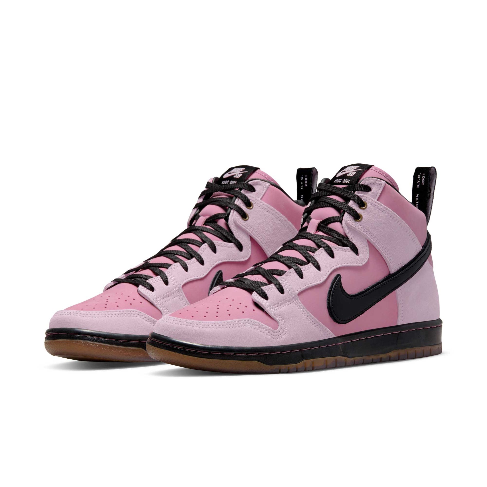 Nike SB Dunk High Pro, elemental pink/black - Tiki Room Skateboards - 1