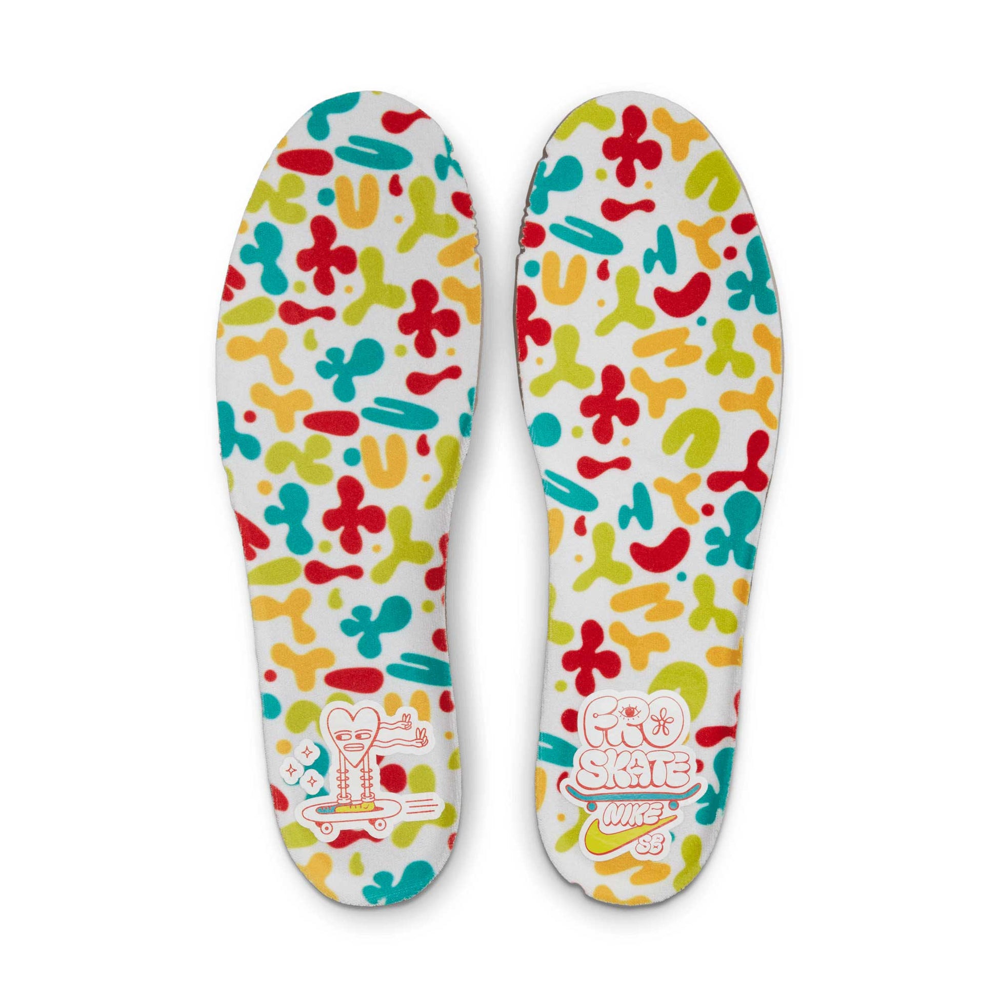 Nike SB Dunk High Pro froSkate, white/metallic gold - university red - Tiki Room Skateboards - 6