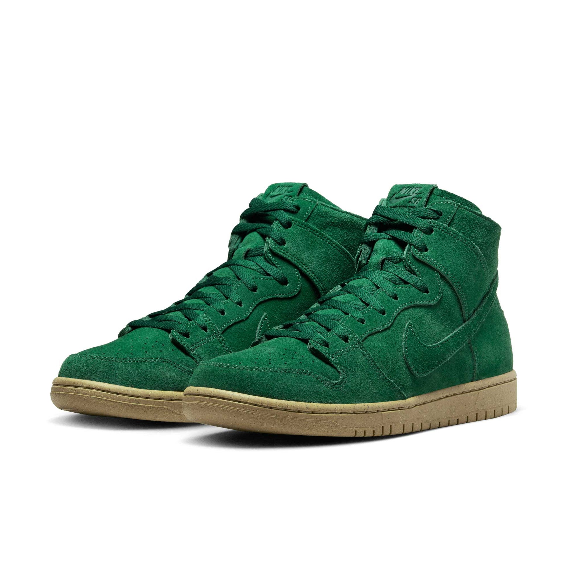 Nike SB Dunk High Pro, gorge green/gorge green - black - Tiki Room Skateboards - 2
