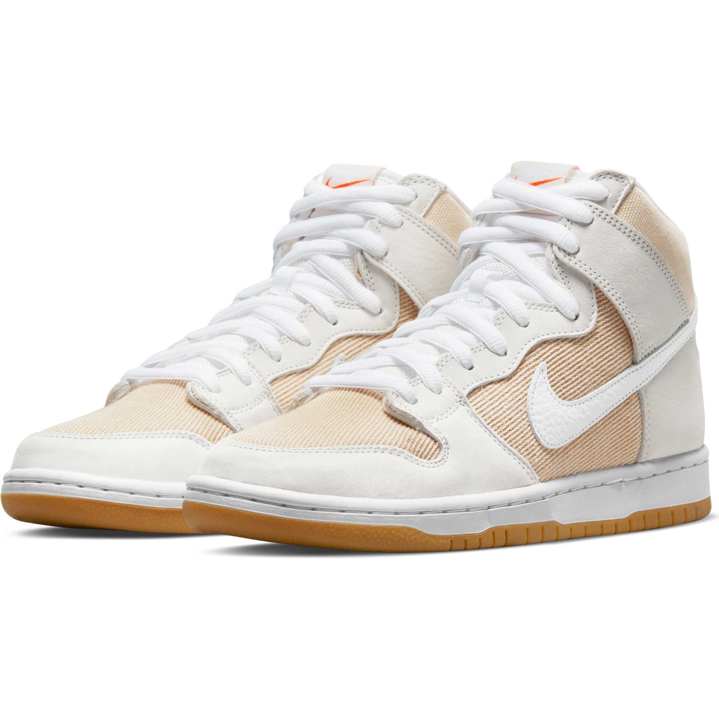 Nike SB Dunk High Pro, natural/white - natural - natural - Tiki Room Skateboards - 4