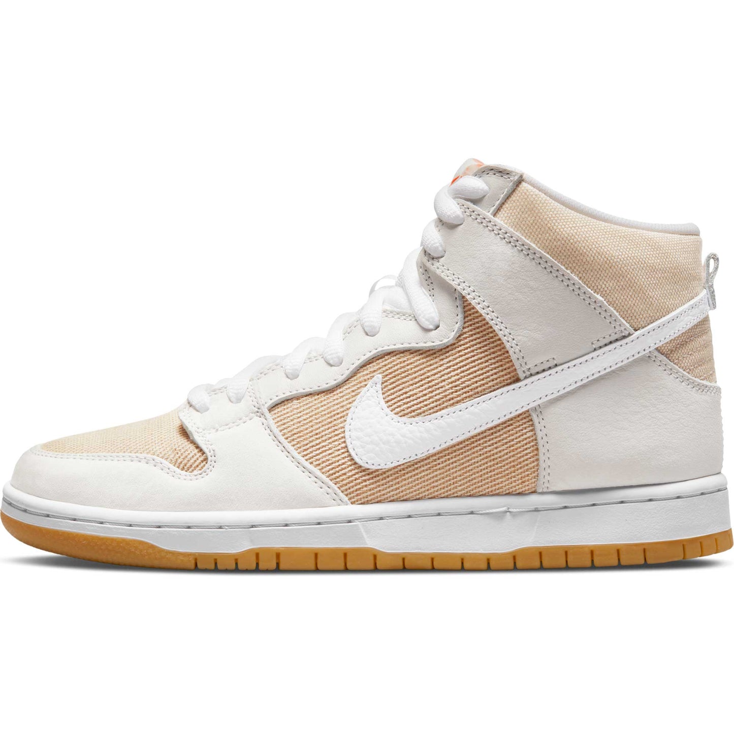 Nike SB Dunk High Pro, natural/white - natural - natural - Tiki Room Skateboards - 6