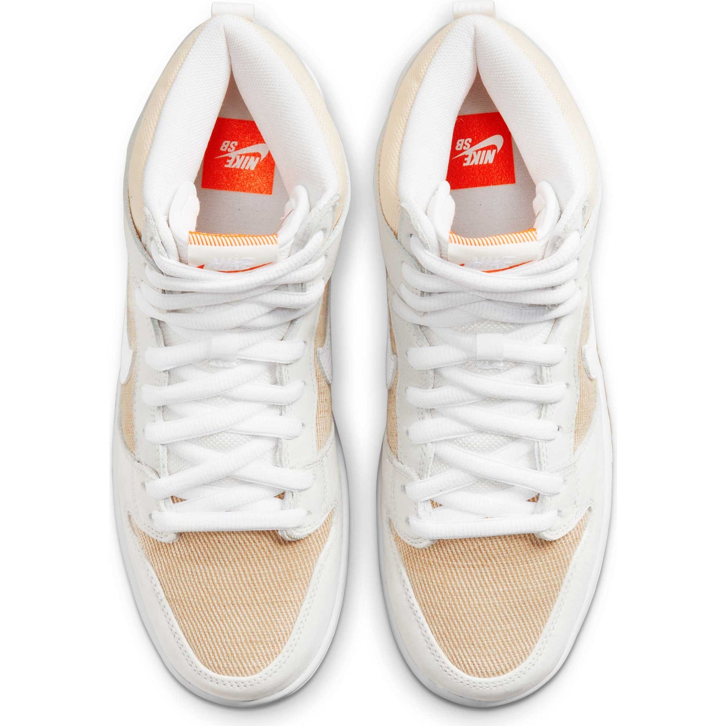 Nike SB Dunk High Pro, natural/white - natural - natural - Tiki Room Skateboards - 5