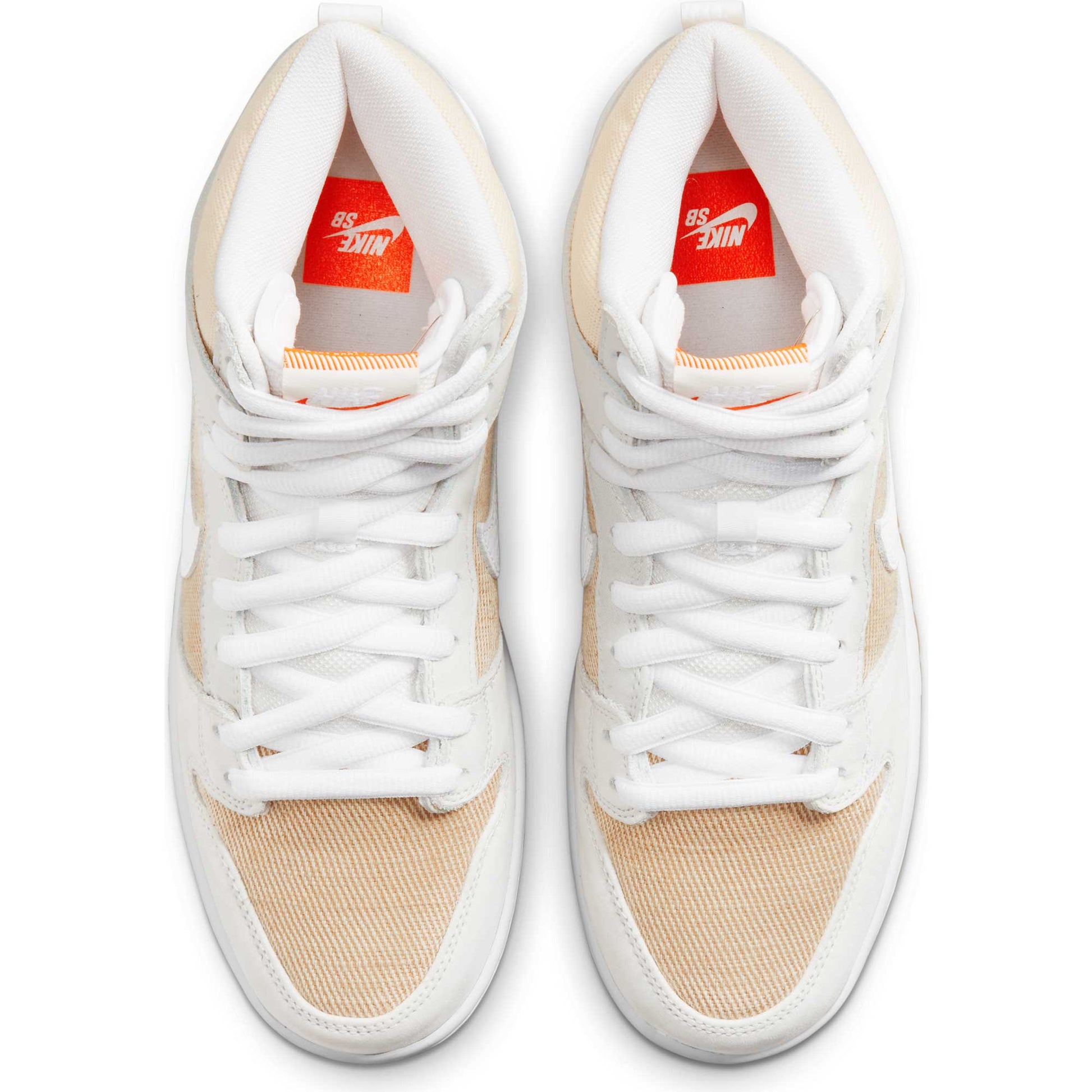 Nike SB Dunk High Pro, natural/white - natural - natural - Tiki Room Skateboards - 5