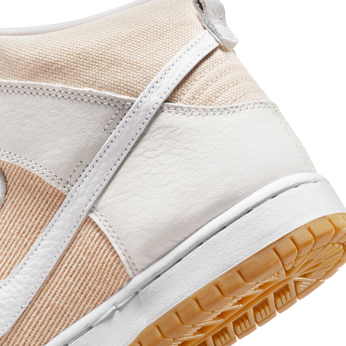 Nike SB Dunk High Pro, natural/white - natural - natural - Tiki Room Skateboards - 8