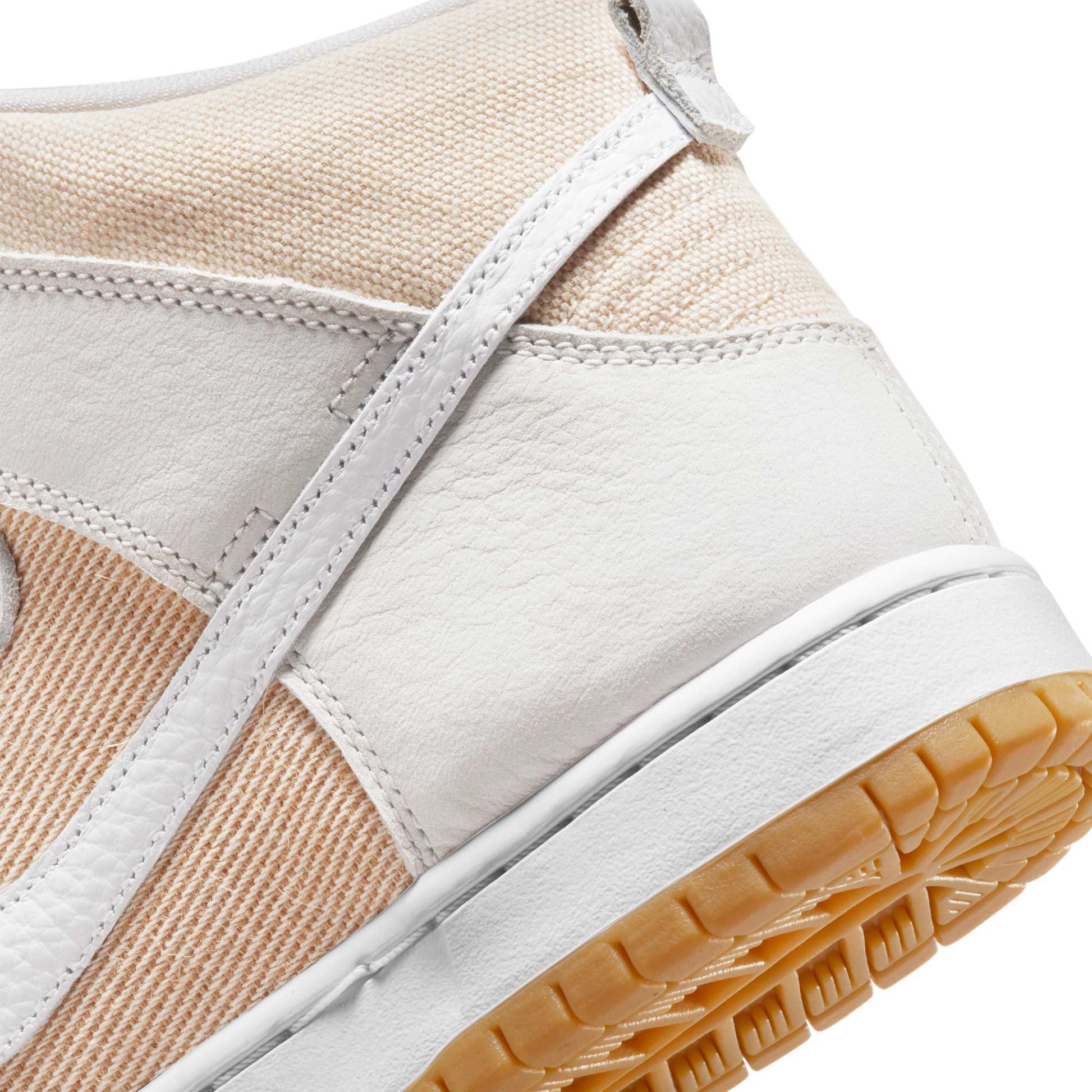 Nike SB Dunk High Pro, natural/white - natural - natural - Tiki Room Skateboards - 8