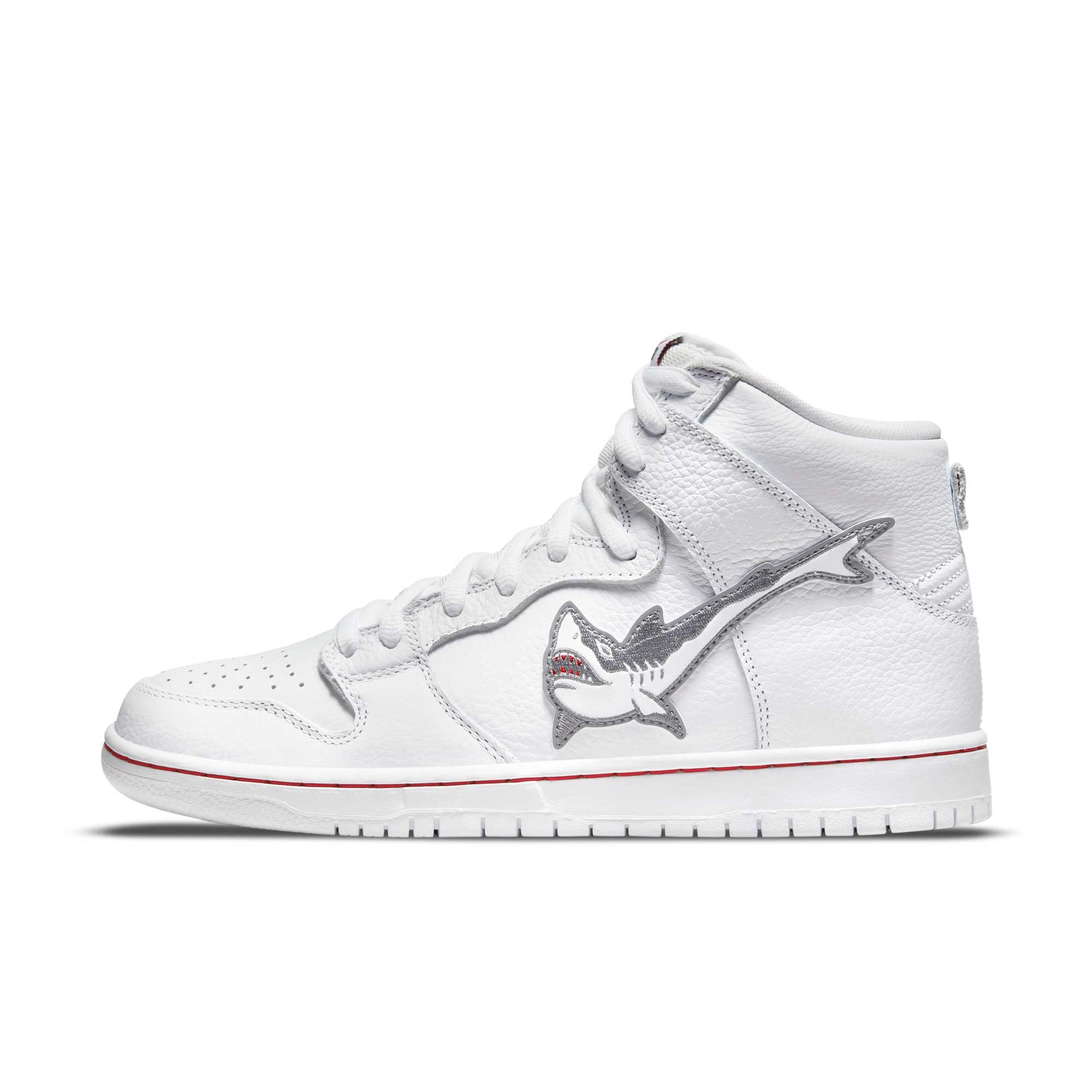 Nike SB Dunk High Pro Oski, white/cool grey - white - white - Tiki Room Skateboards - 6