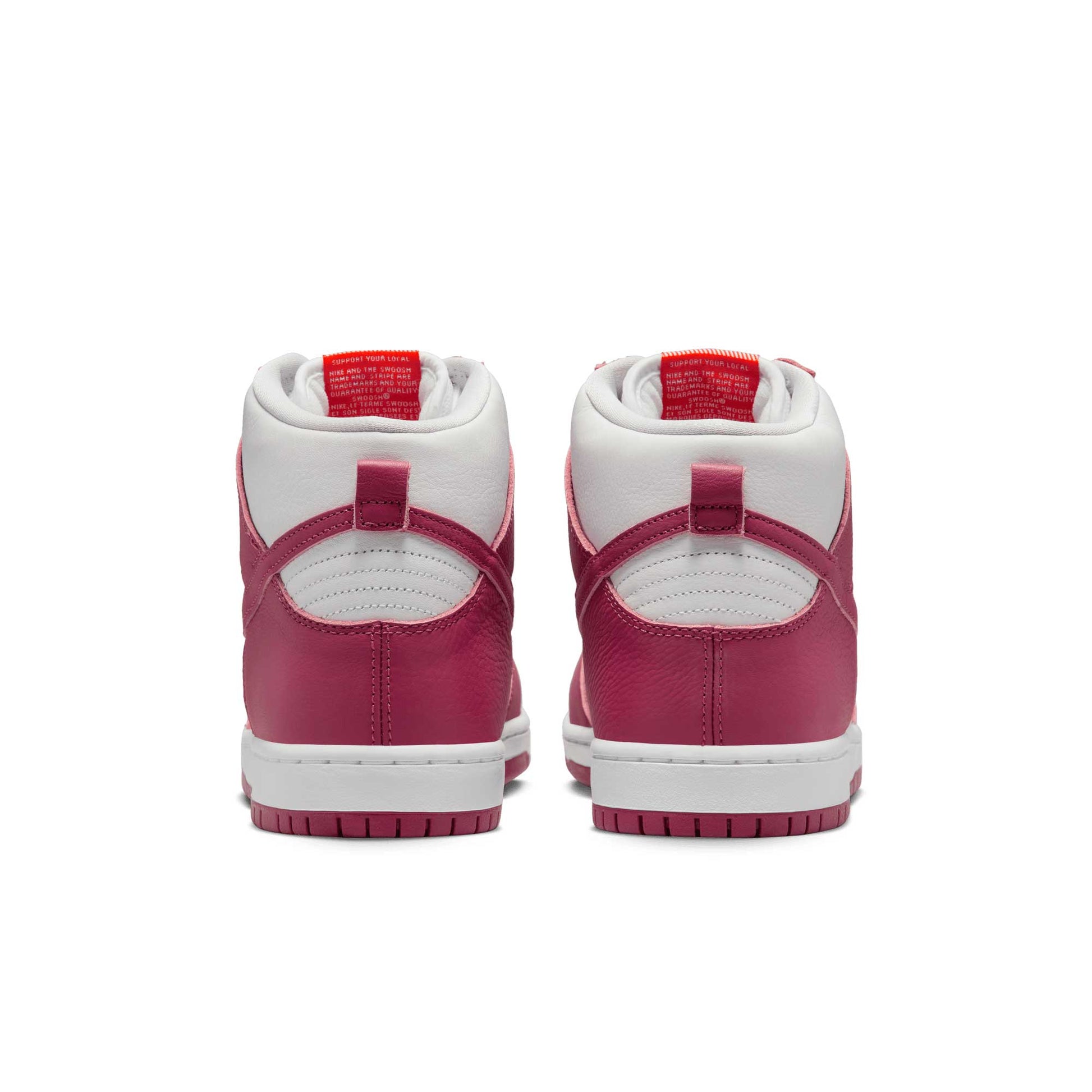 Nike SB Dunk High Pro, sweet beet/sweet beet - white - sweet beet - Tiki Room Skateboards - 4