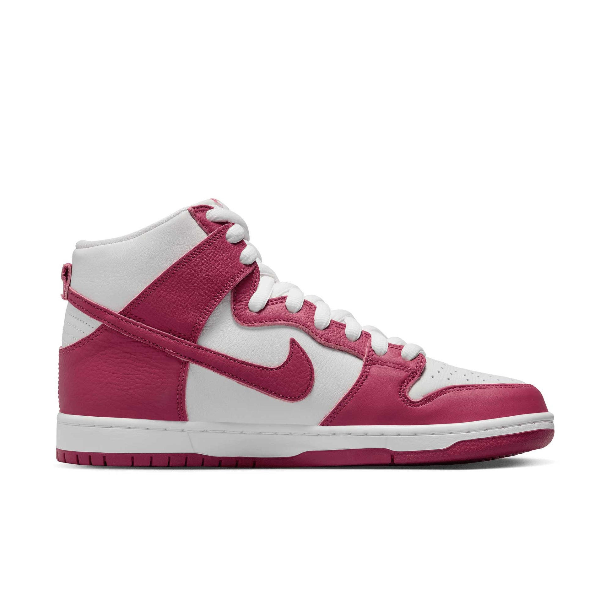 Nike SB Dunk High Pro, sweet beet/sweet beet - white - sweet beet - Tiki Room Skateboards - 7