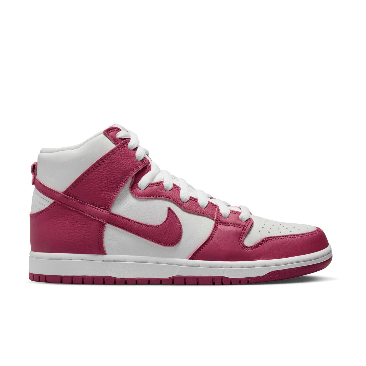Nike SB Dunk High Pro, sweet beet/sweet beet - white - sweet beet - Tiki Room Skateboards - 1
