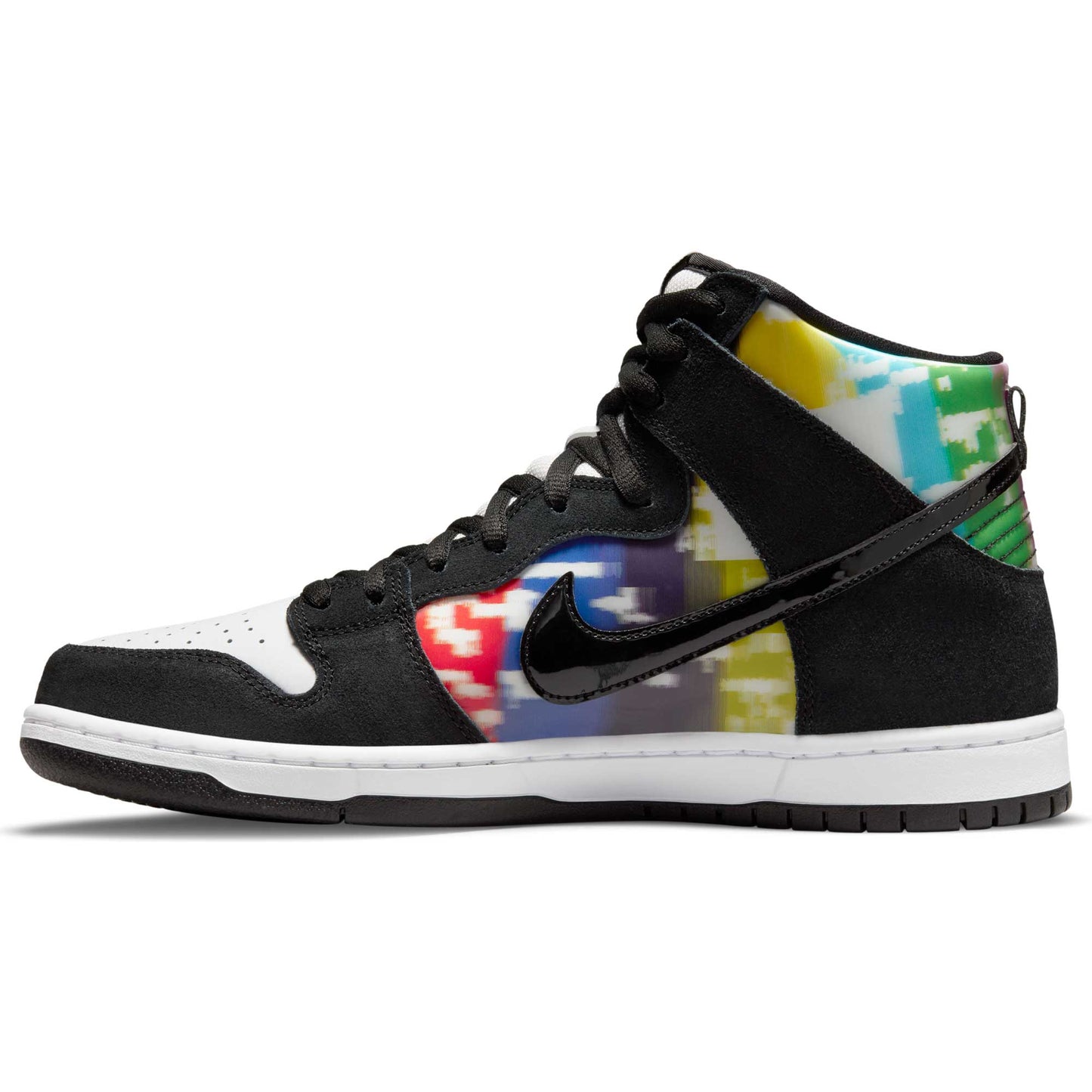 Nike SB Dunk High Pro TV, white/black - infrared - Tiki Room Skateboards - 9