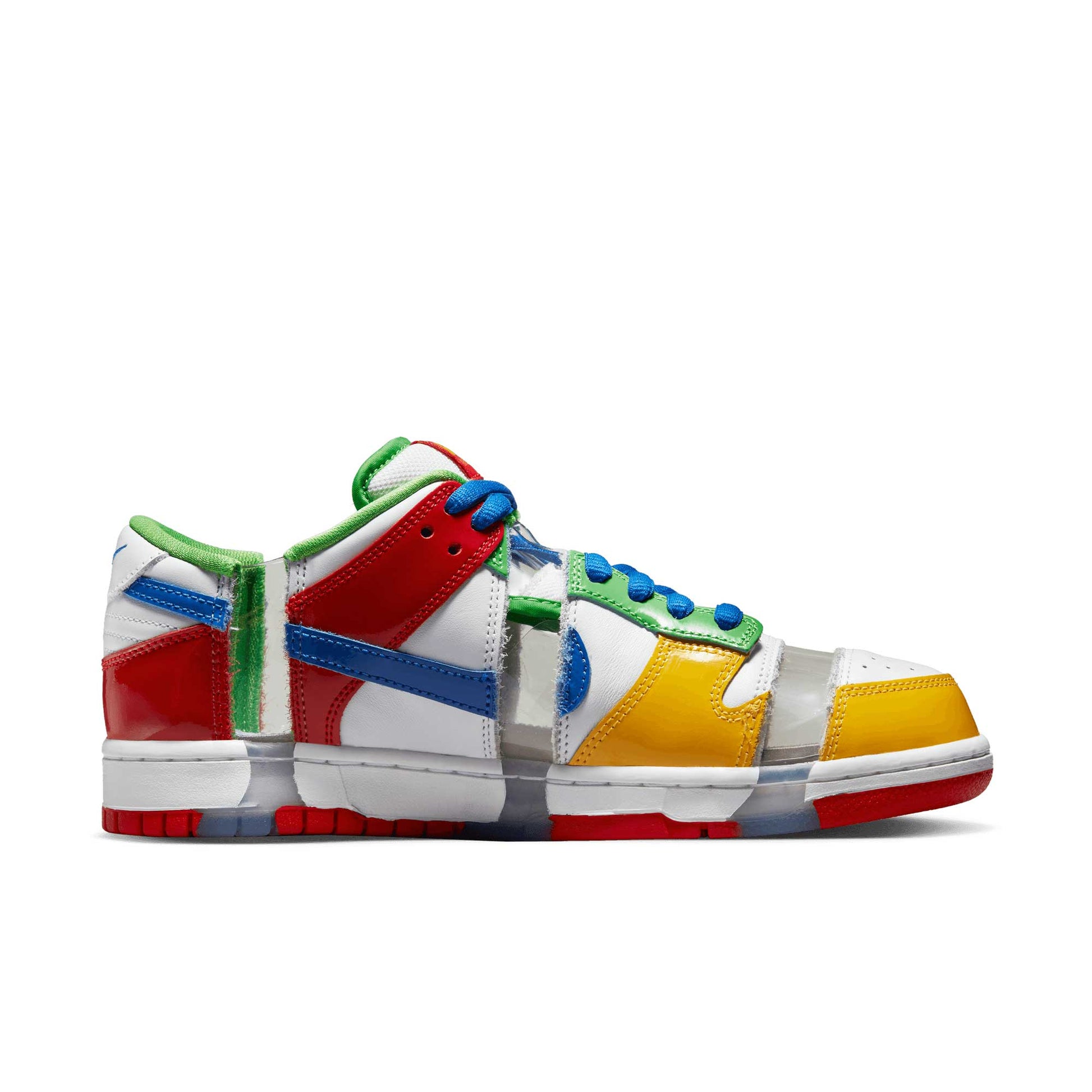 Nike SB Dunk Low OG Ebay, white/hyper royal - mean green - Tiki Room Skateboards - 8