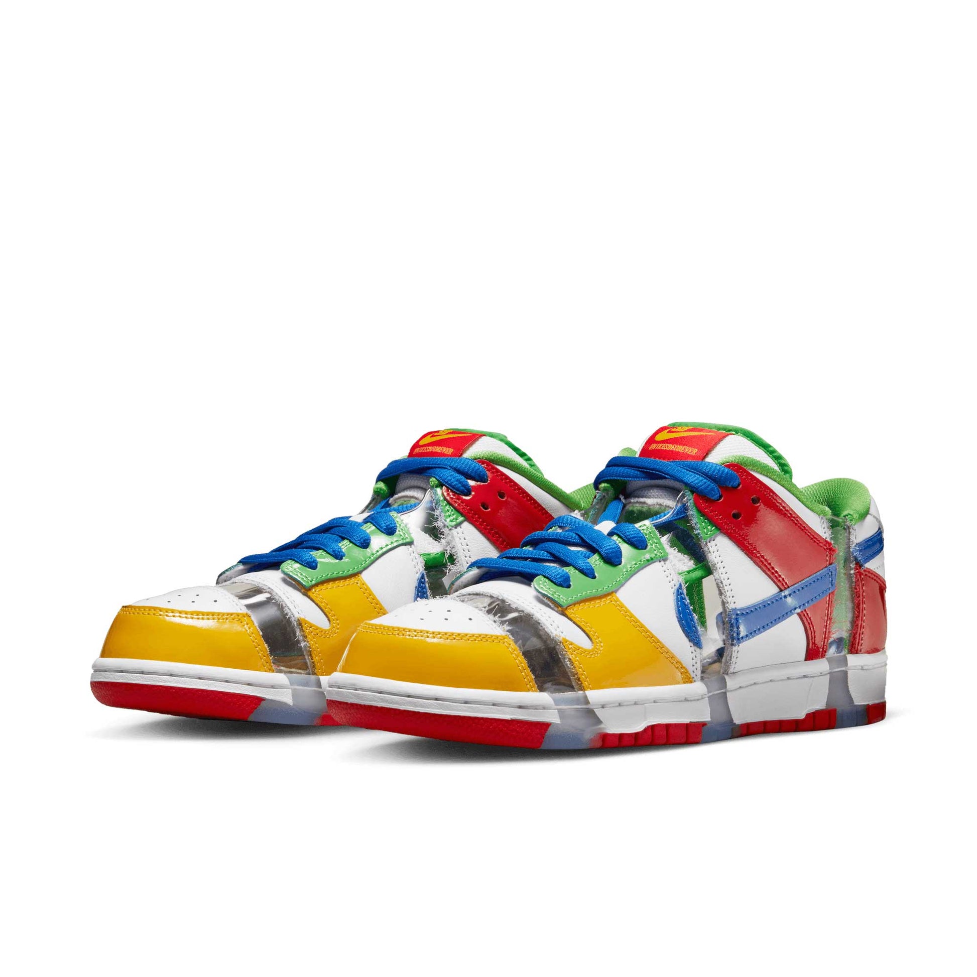 Nike SB Dunk Low OG Ebay, white/hyper royal - mean green - Tiki Room Skateboards - 2