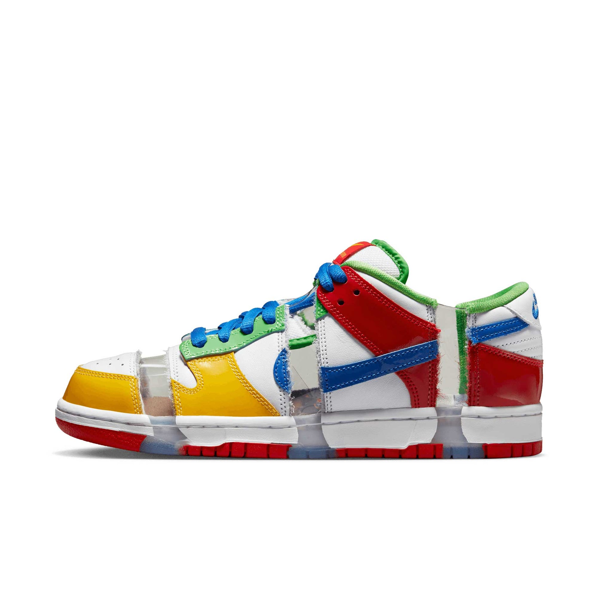 Nike SB Dunk Low OG Ebay, white/hyper royal - mean green - Tiki Room Skateboards - 6