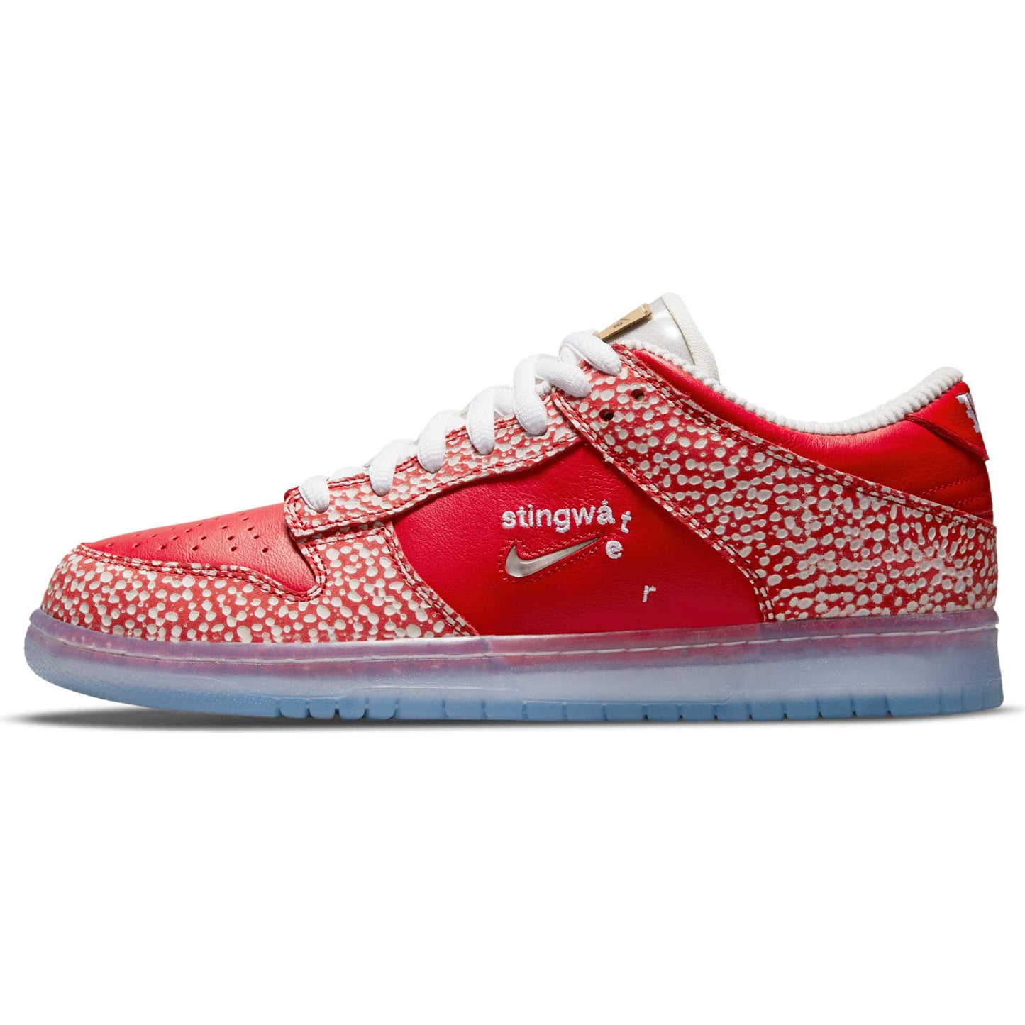 Nike SB Dunk Low OG QS Stingwater, chile red/clear - white - sail - Tiki Room Skateboards - 8