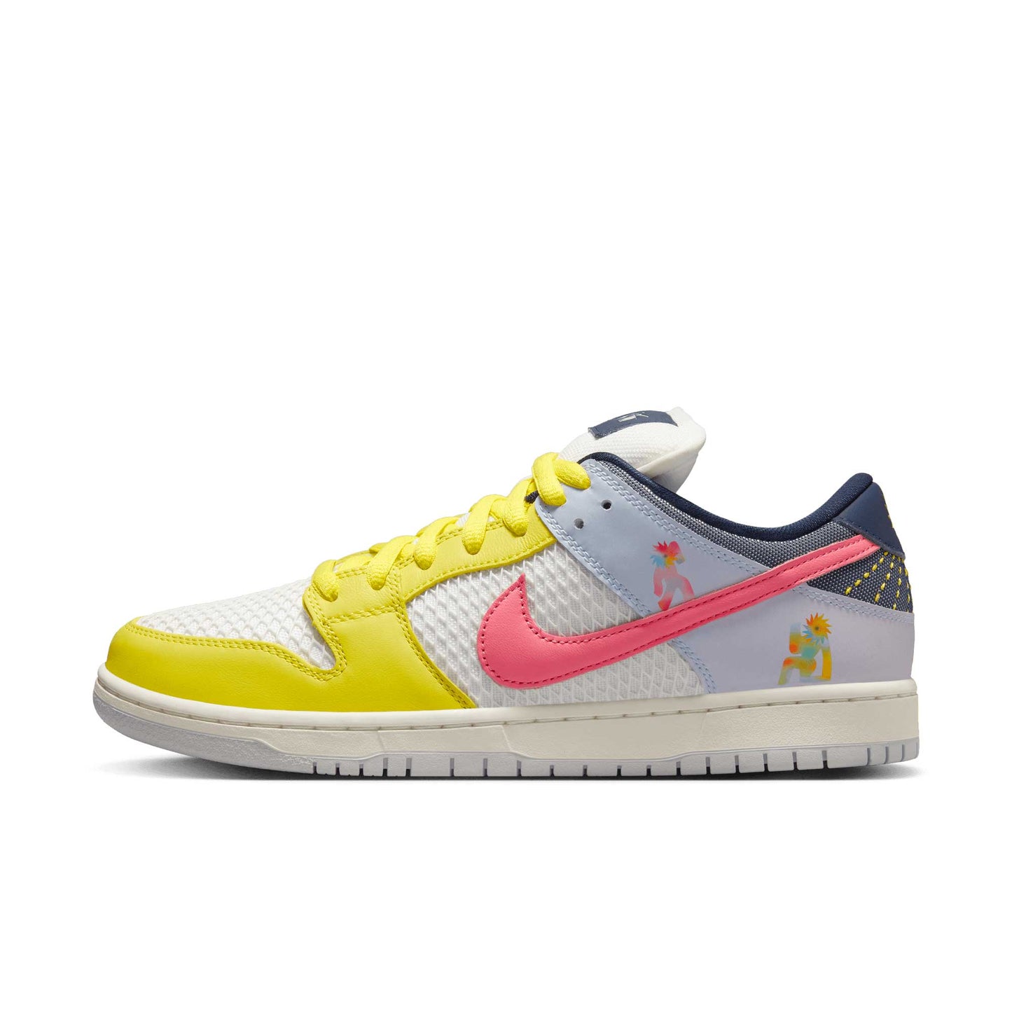 Nike SB Dunk Low Pro Be True, multi - color/pink gaze - sail - Tiki Room Skateboards - 7