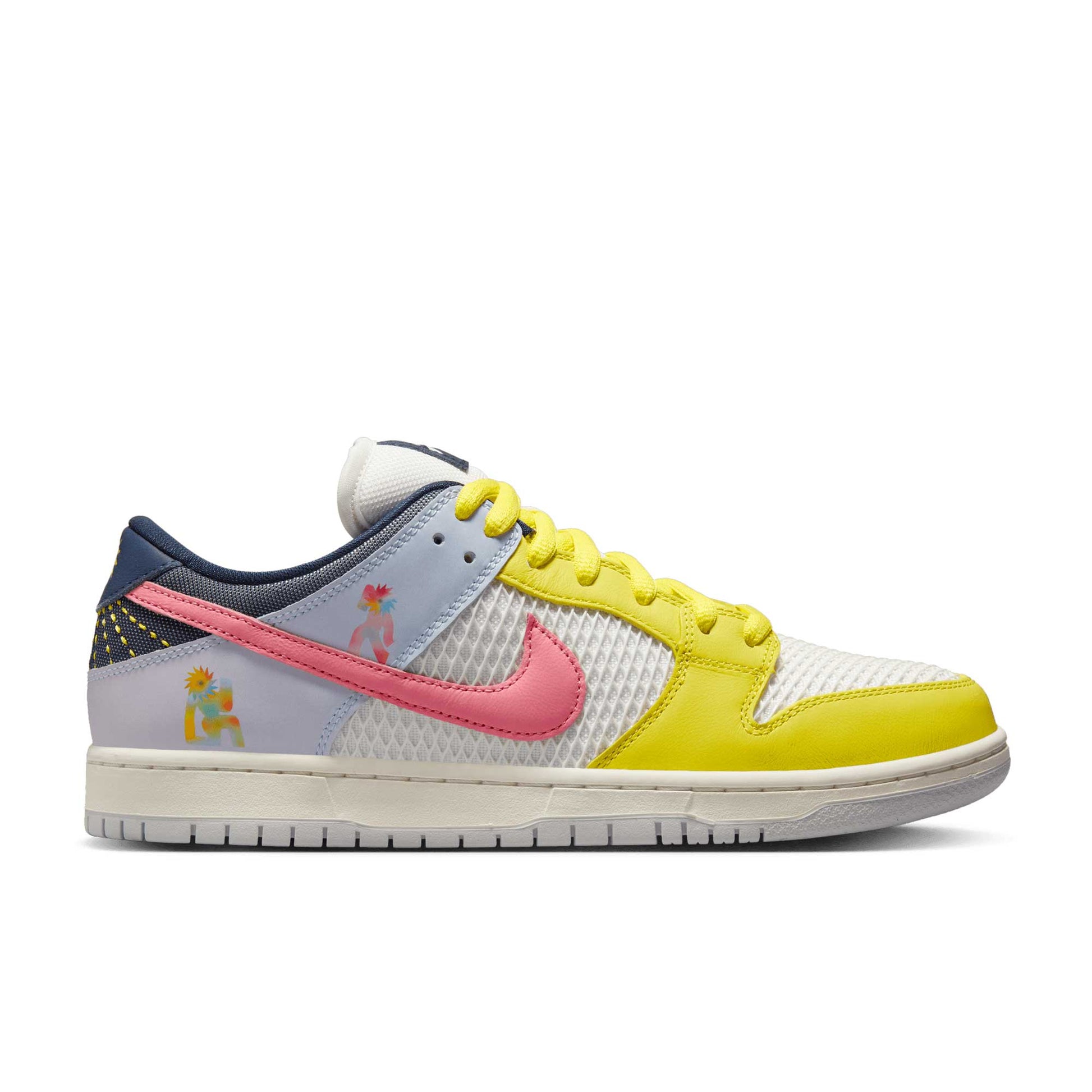 Nike SB Dunk Low Pro Be True, multi - color/pink gaze - sail - Tiki Room Skateboards - 1