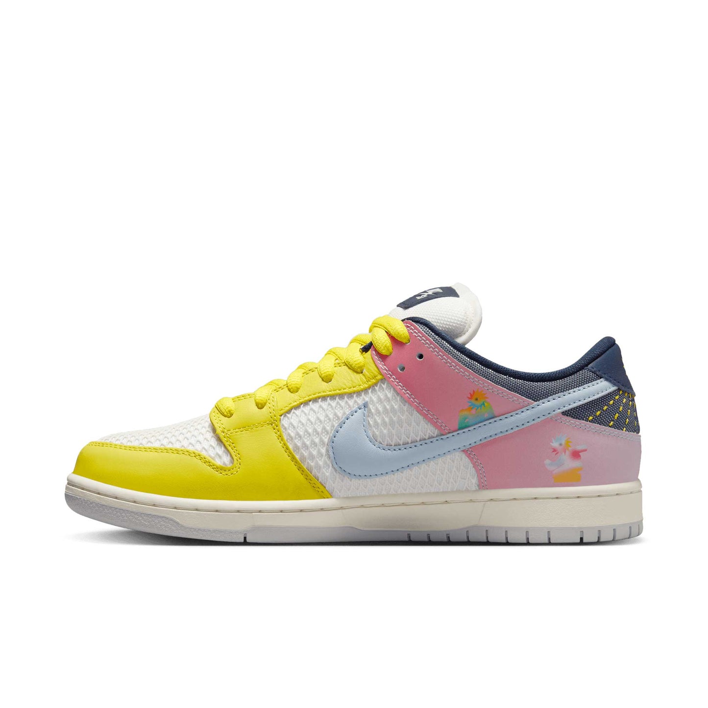 Nike SB Dunk Low Pro Be True, multi - color/pink gaze - sail - Tiki Room Skateboards - 8