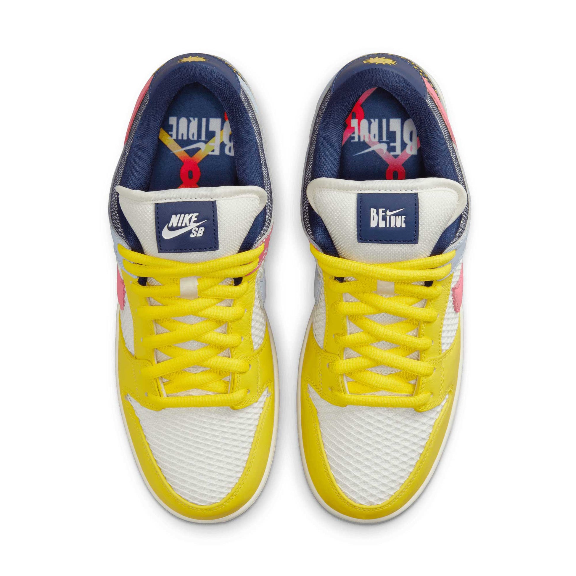 Nike SB Dunk Low Pro Be True, multi - color/pink gaze - sail - Tiki Room Skateboards - 3