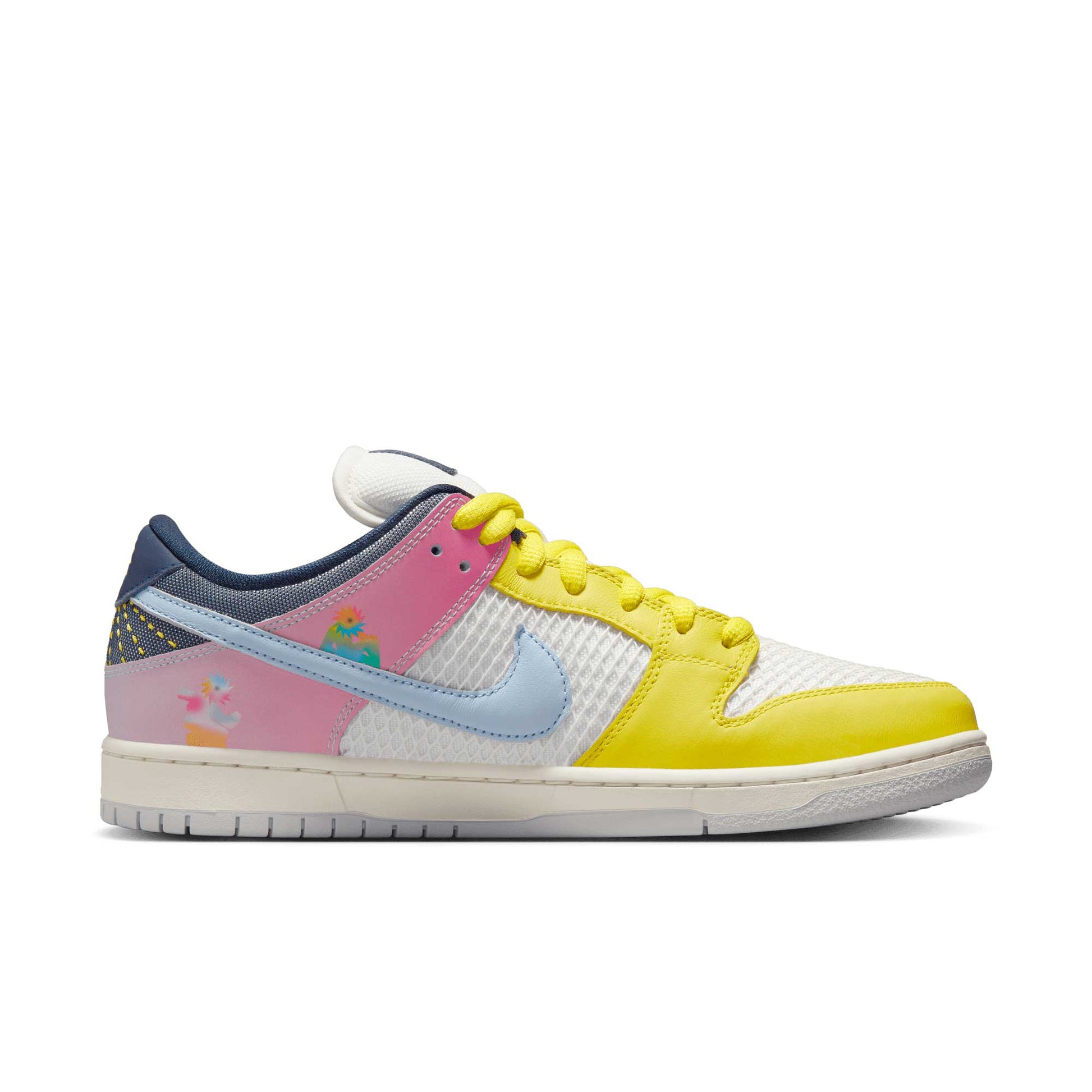 Nike SB Dunk Low Pro Be True, multi - color/pink gaze - sail - Tiki Room Skateboards - 9