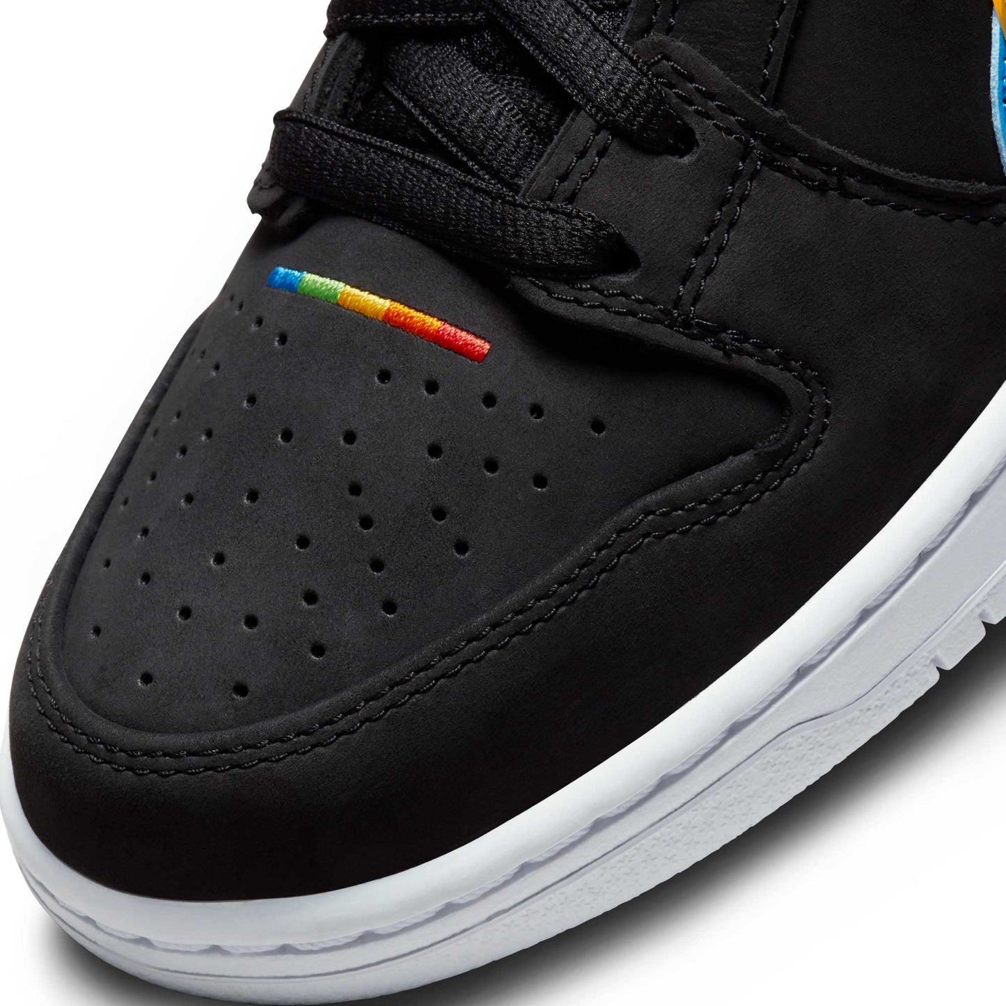 Nike SB Dunk Low Pro, black/black - white - Tiki Room Skateboards - 13