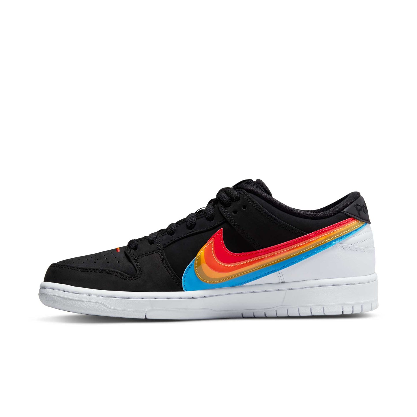 Nike SB Dunk Low Pro, black/black - white - Tiki Room Skateboards - 9
