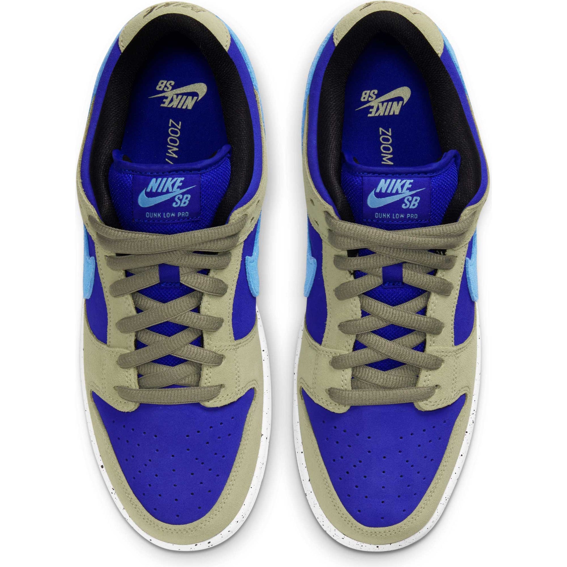 Nike SB Dunk Low Pro, celadon/coast - concord - black - Tiki Room Skateboards - 5