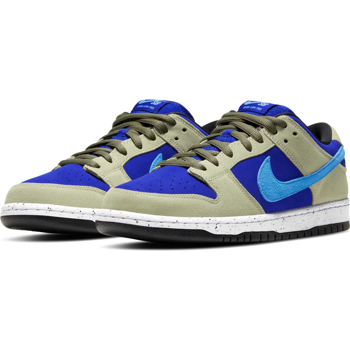 Nike SB Dunk Low Pro, celadon/coast - concord - black - Tiki Room Skateboards - 2