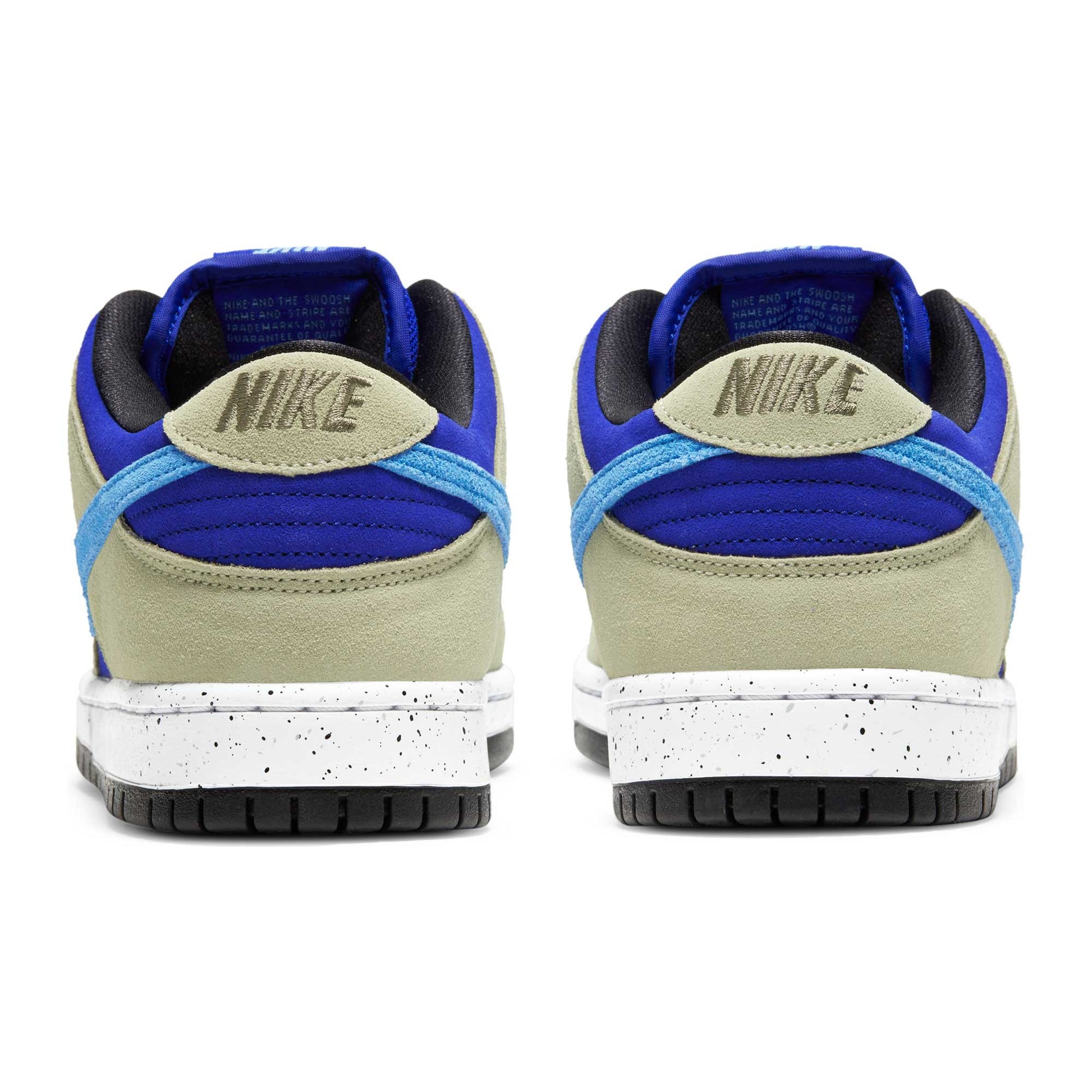 Nike SB Dunk Low Pro, celadon/coast - concord - black - Tiki Room Skateboards - 11