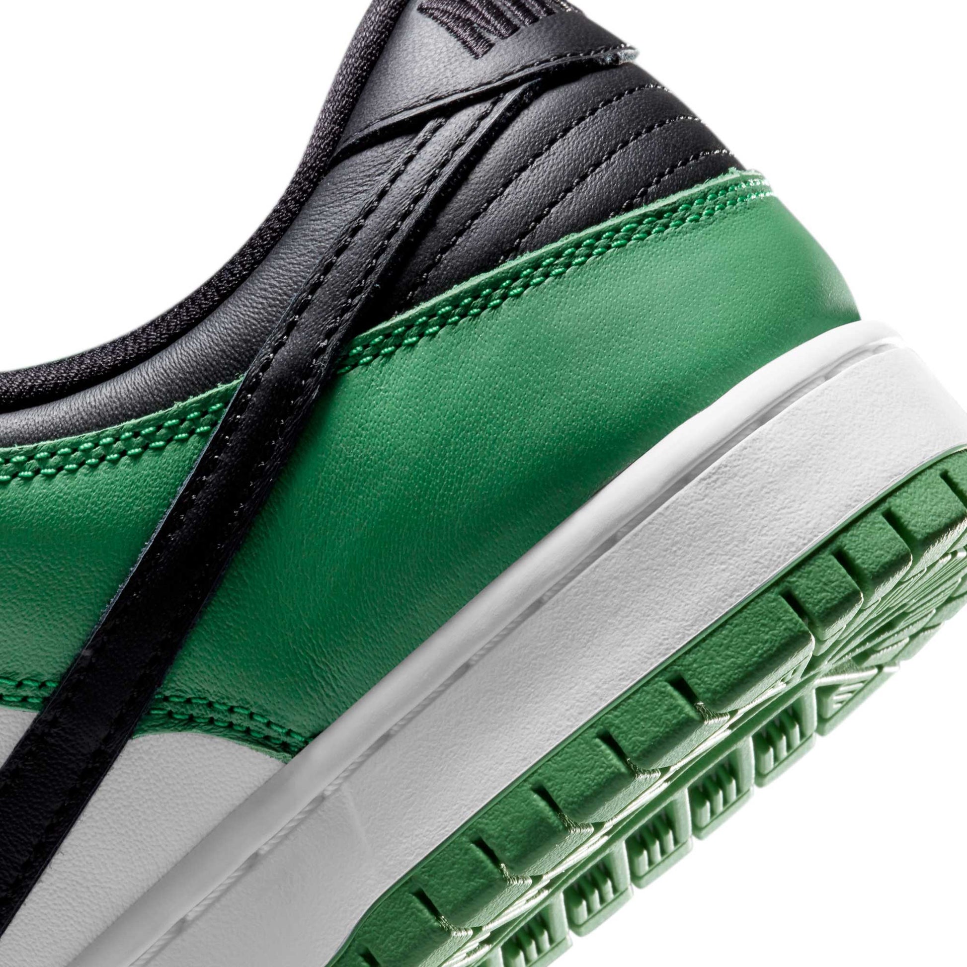 Nike SB Dunk Low Pro, classic green/black - white - classic green - Tiki Room Skateboards - 11