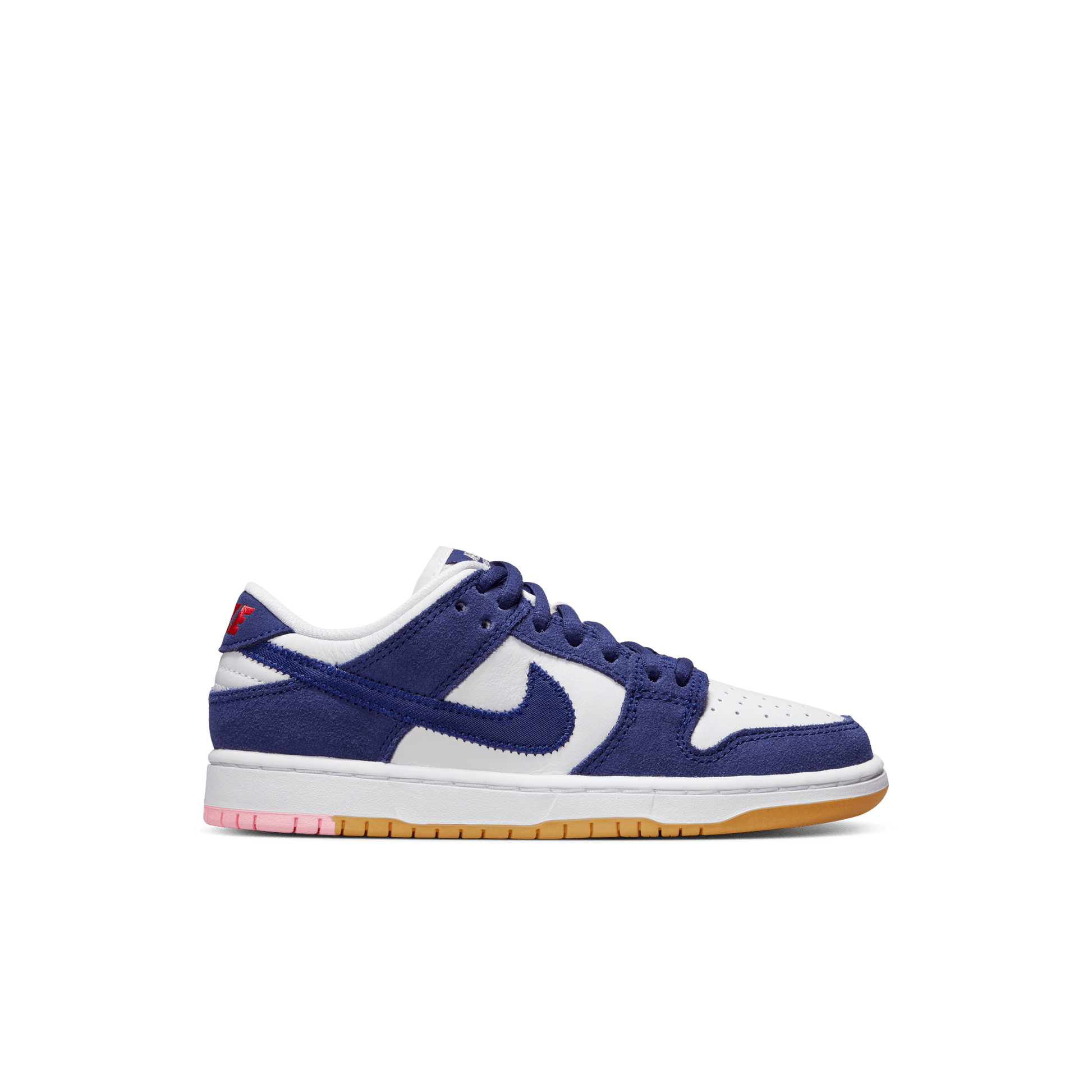 Nike SB Dunk Low Pro Dodgers (Kids), deep royal blue/deep royal blue - white - Tiki Room Skateboards - 1