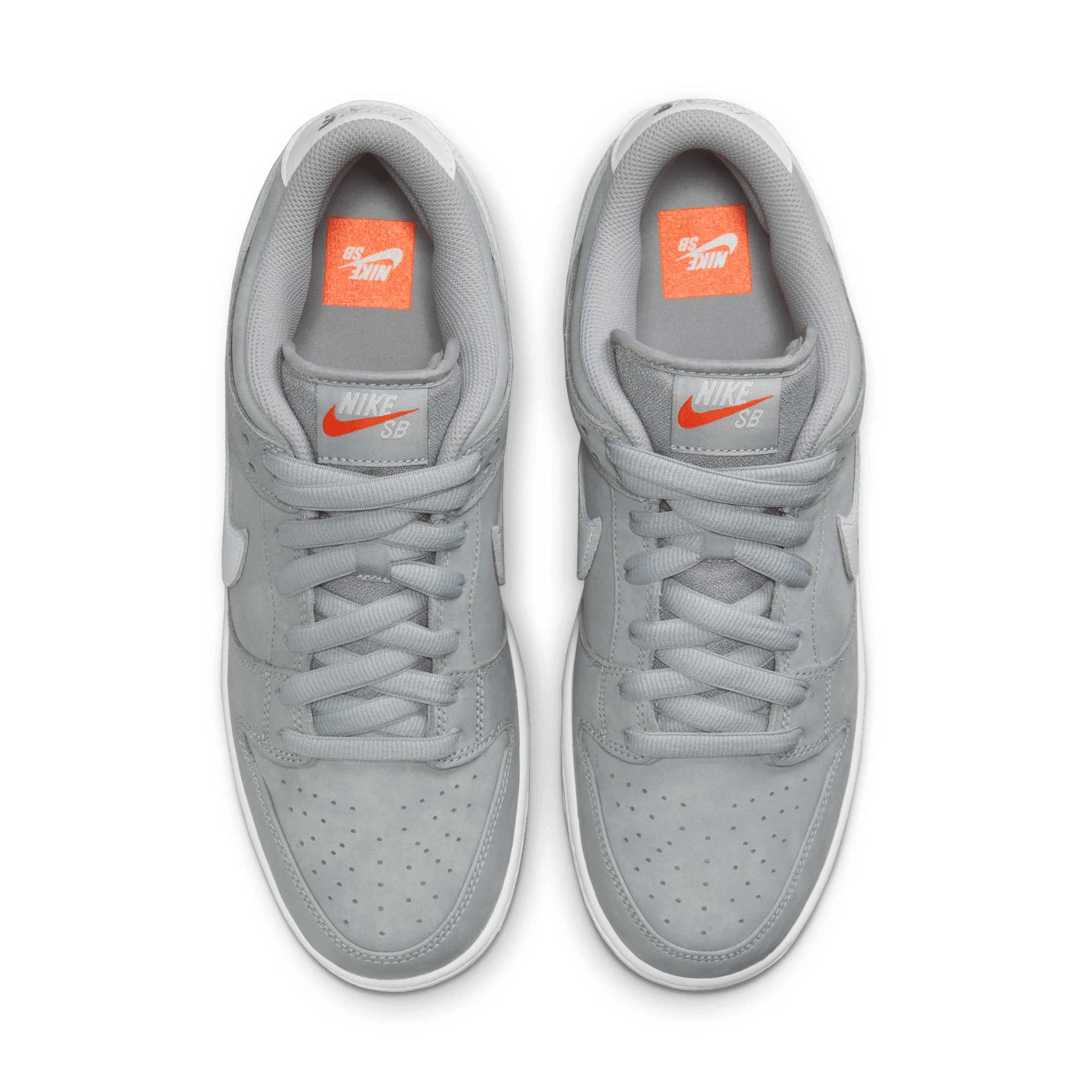 Nike SB Dunk Low Pro ISO, wolf grey/white - wolf grey - Tiki Room Skateboards - 3