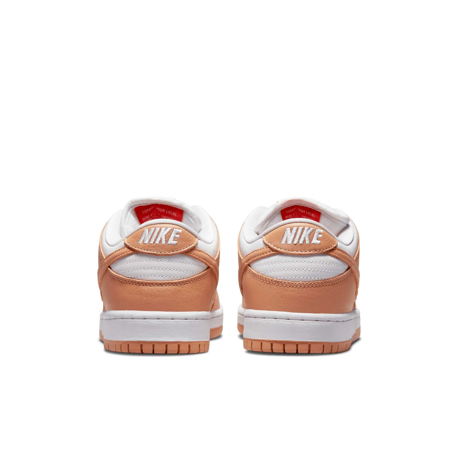 Nike SB Dunk Low Pro, lt cognac/lt cognac - white - lt cognac - Tiki Room Skateboards - 4