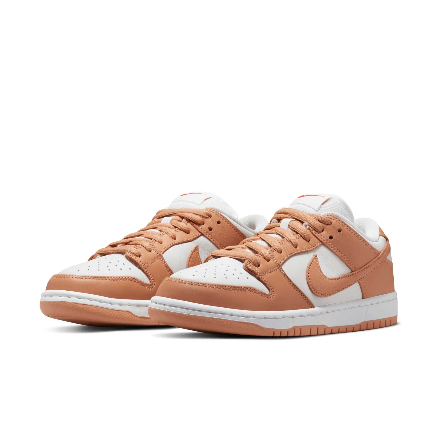 Nike SB Dunk Low Pro, lt cognac/lt cognac - white - lt cognac - Tiki Room Skateboards - 2