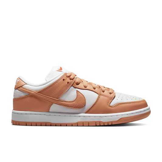 Nike SB Dunk Low Pro, lt cognac/lt cognac - white - lt cognac - Tiki Room Skateboards - 1