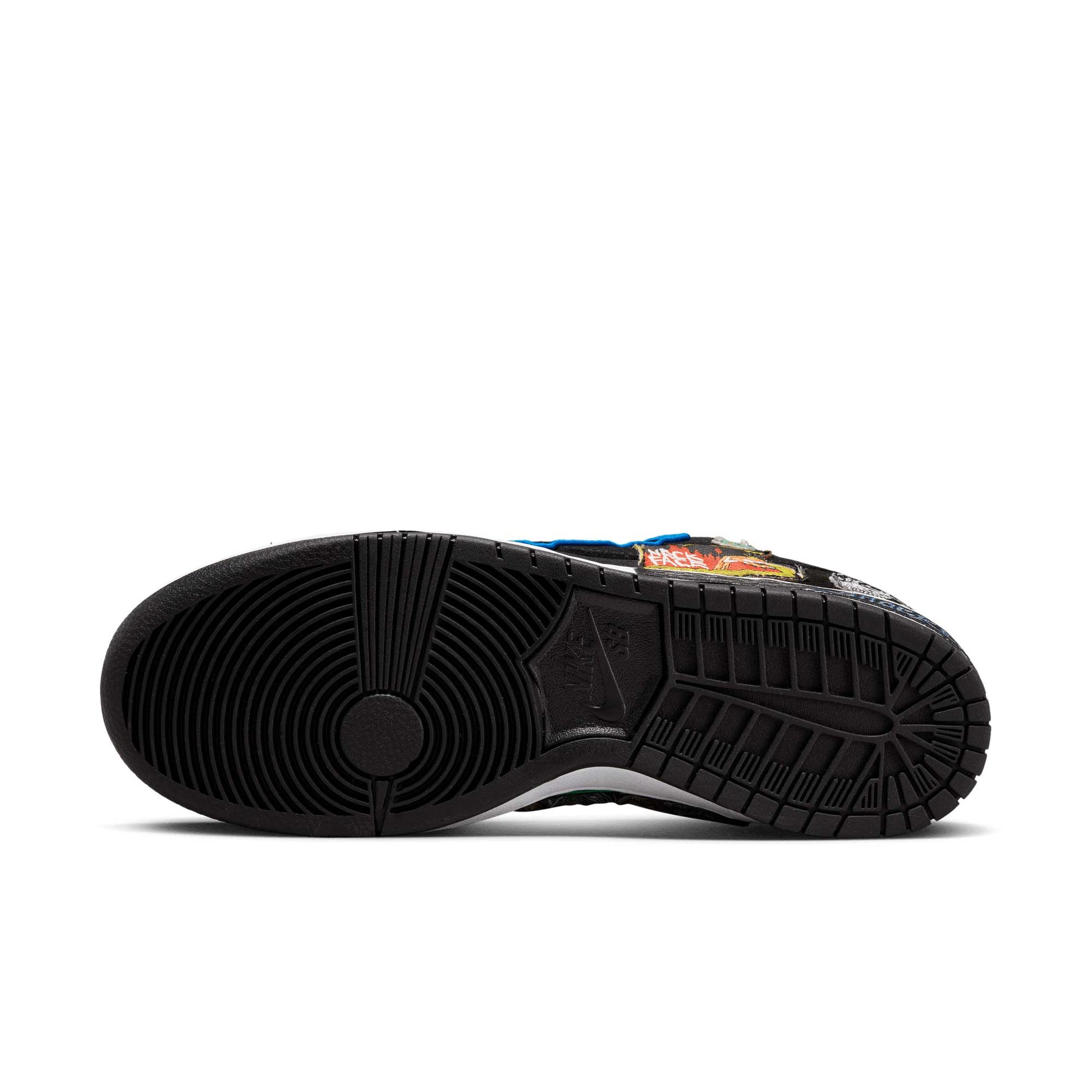 Nike SB Dunk Low Pro Neckface, black/white - multi - color - Tiki Room Skateboards - 12
