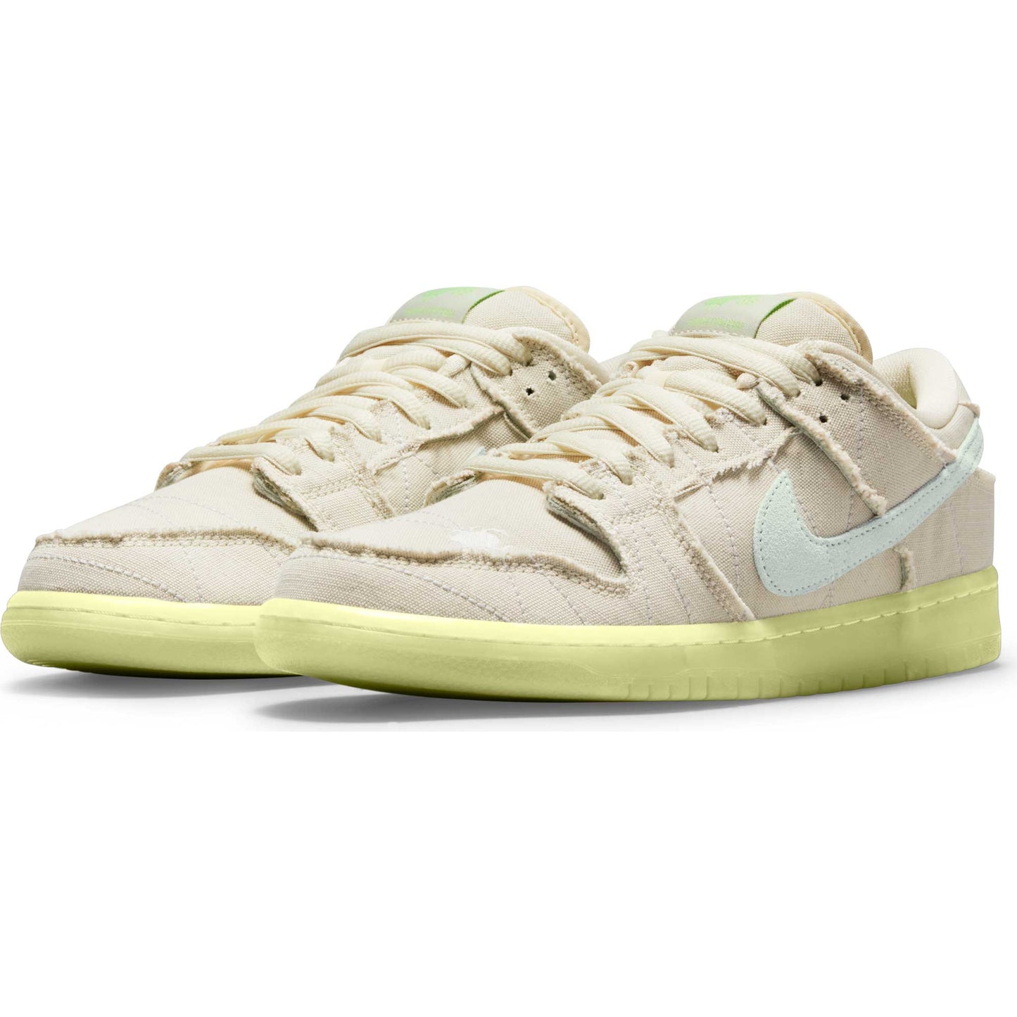 Nike SB Dunk Low Pro Premium, coconut milk/seafoam - yellow strike - Tiki Room Skateboards - 2